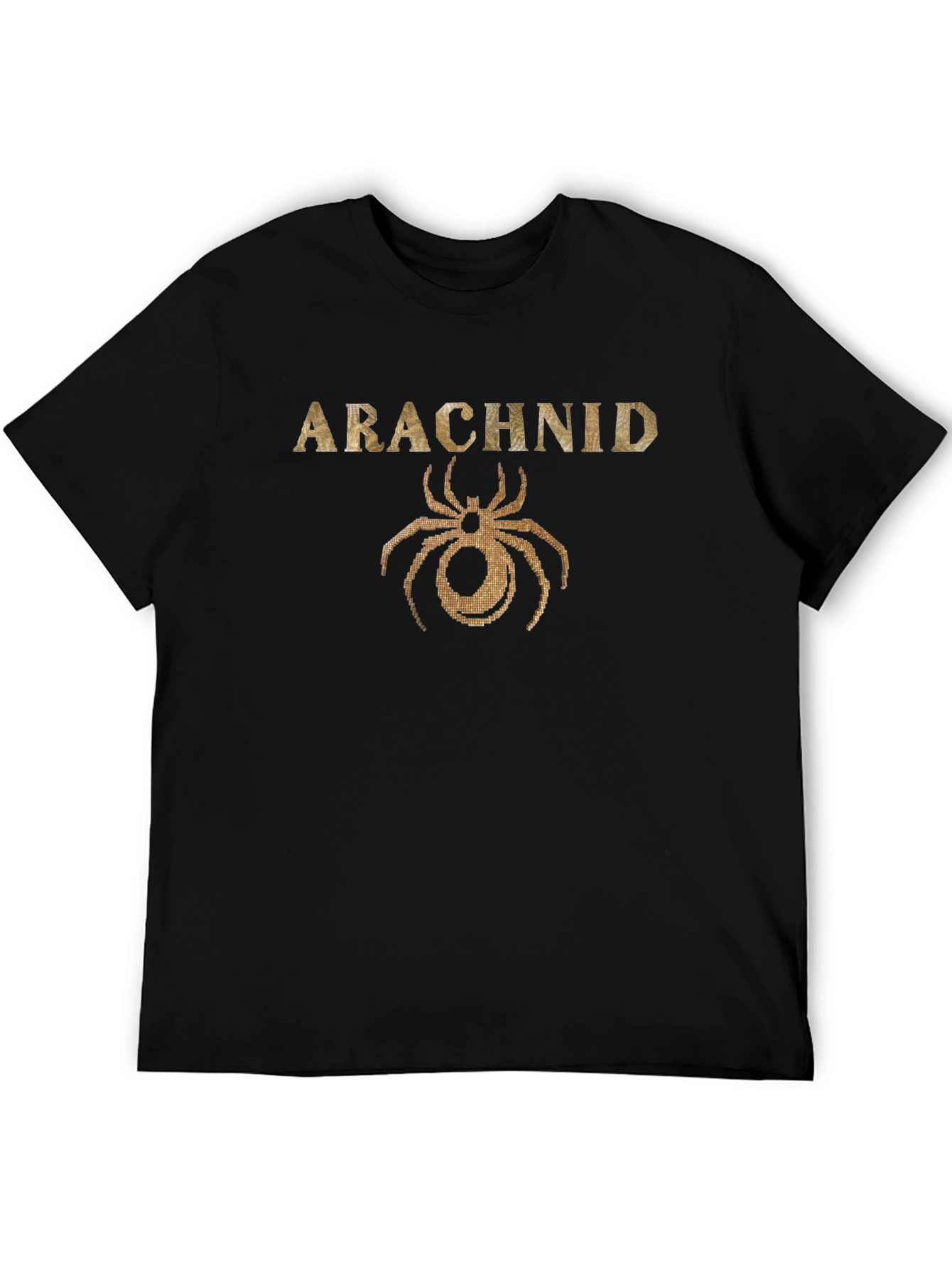 Arachnid T-Shirt - Gold Spider Graphic Tee