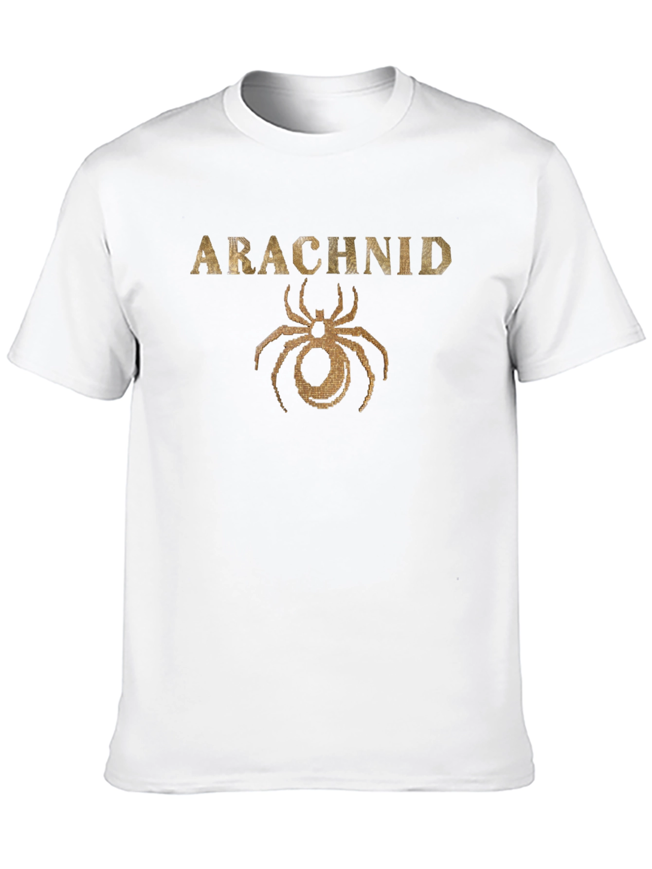 Arachnid T-Shirt - Gold Spider Graphic Tee