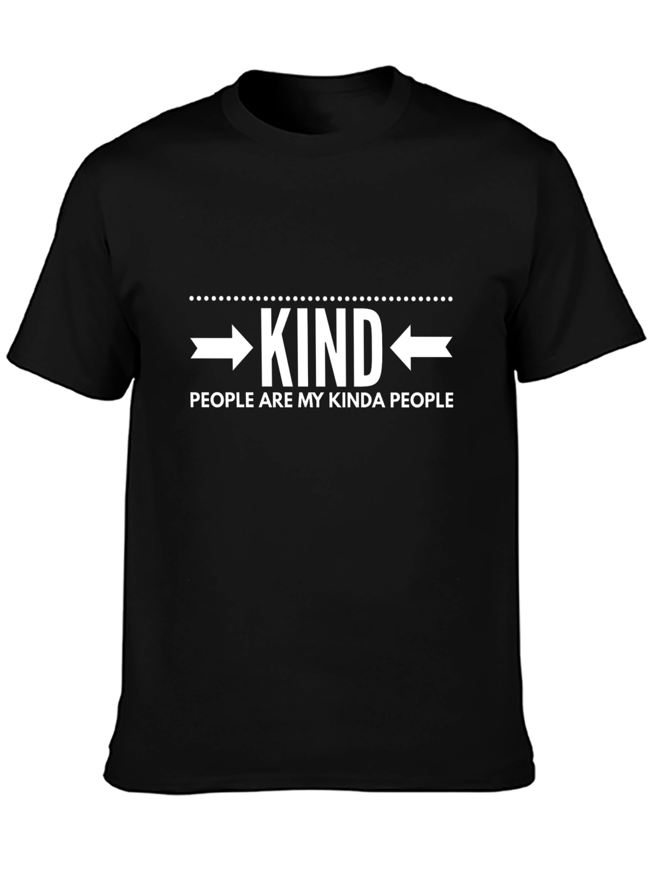 Kind People T-Shirt - Black Graphic Tee