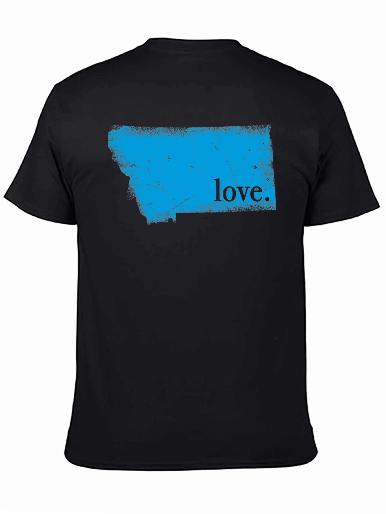 Montana Love Graphic T-Shirt - Mens Black Tee