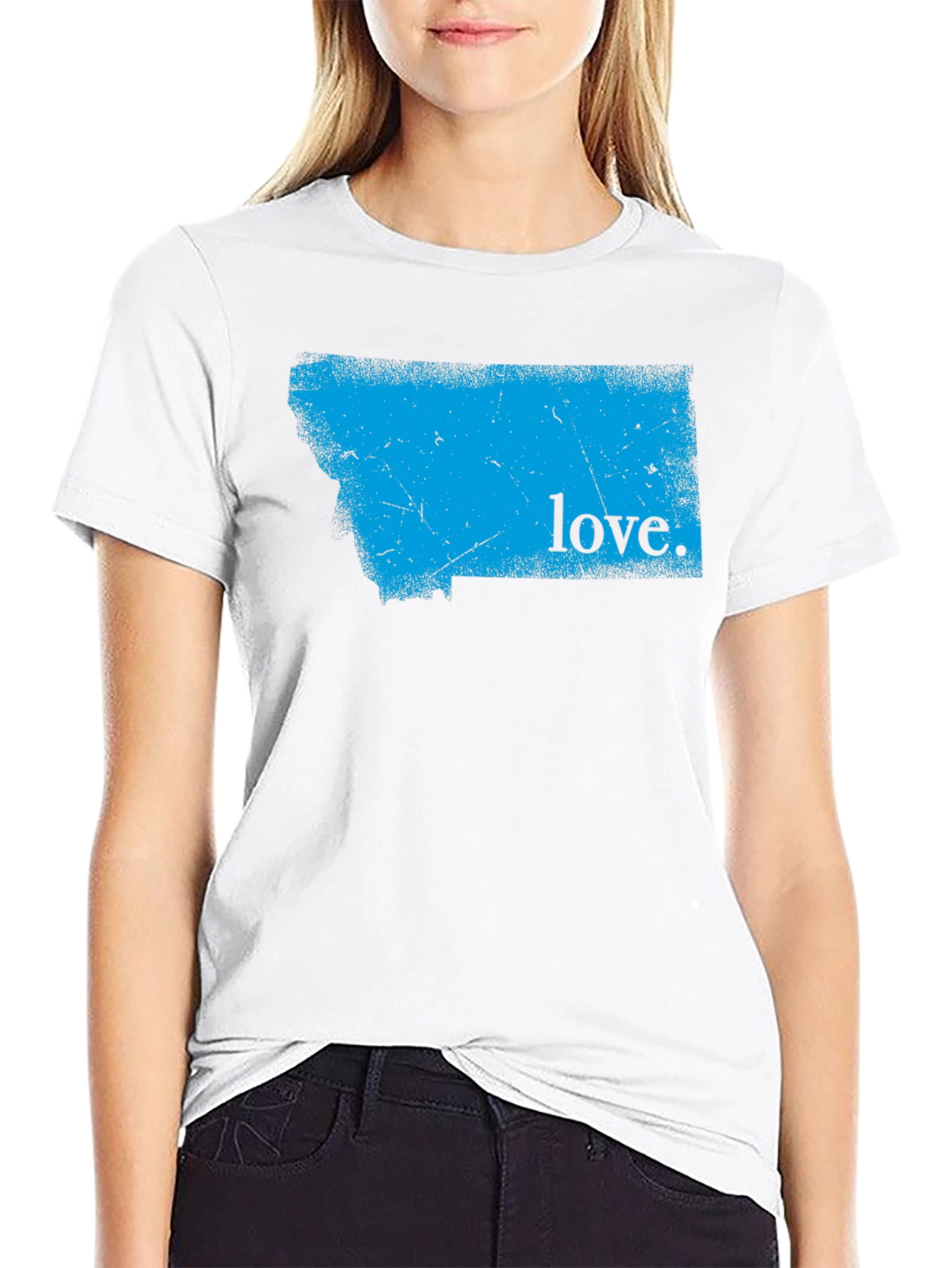 Montana Love Graphic T-Shirt - Mens Black Tee