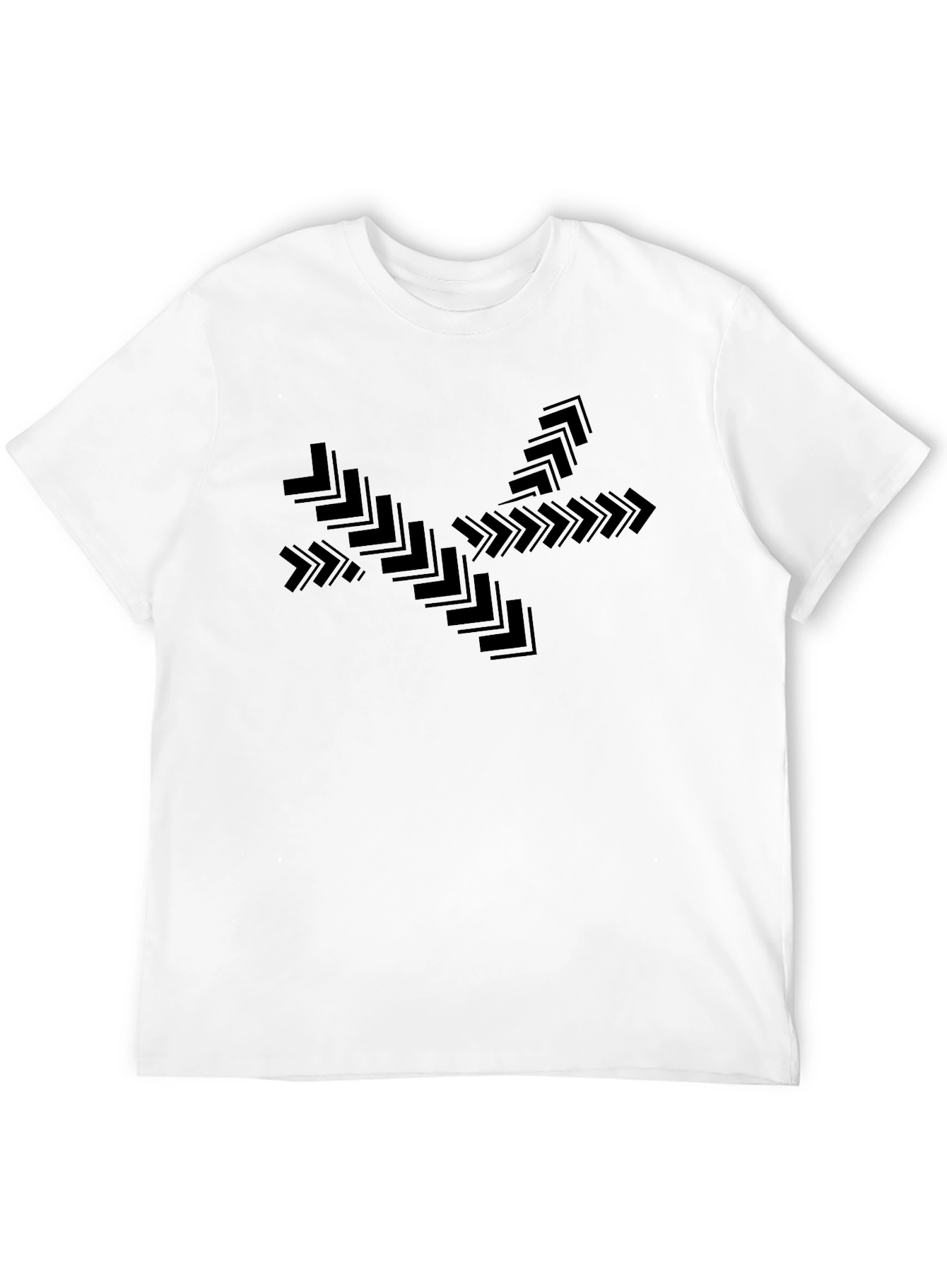 Arrow Design Black Tee