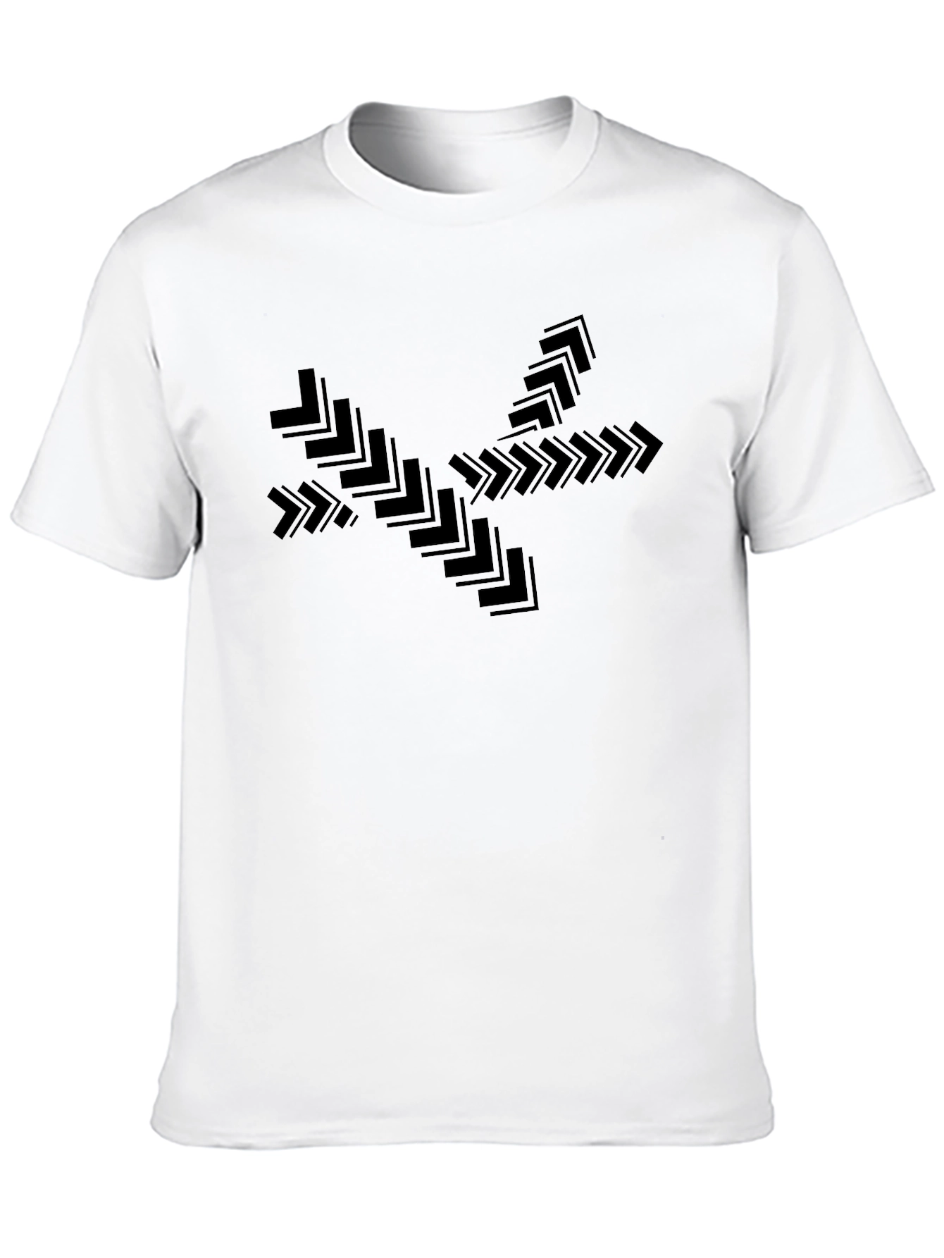 Arrow Design Black Tee