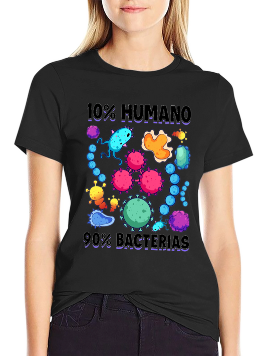 10% Human 90% Bacteria Graphic T-Shirt