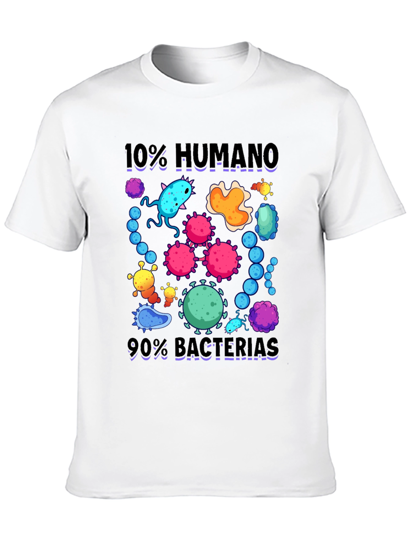 10% Human 90% Bacteria Graphic T-Shirt