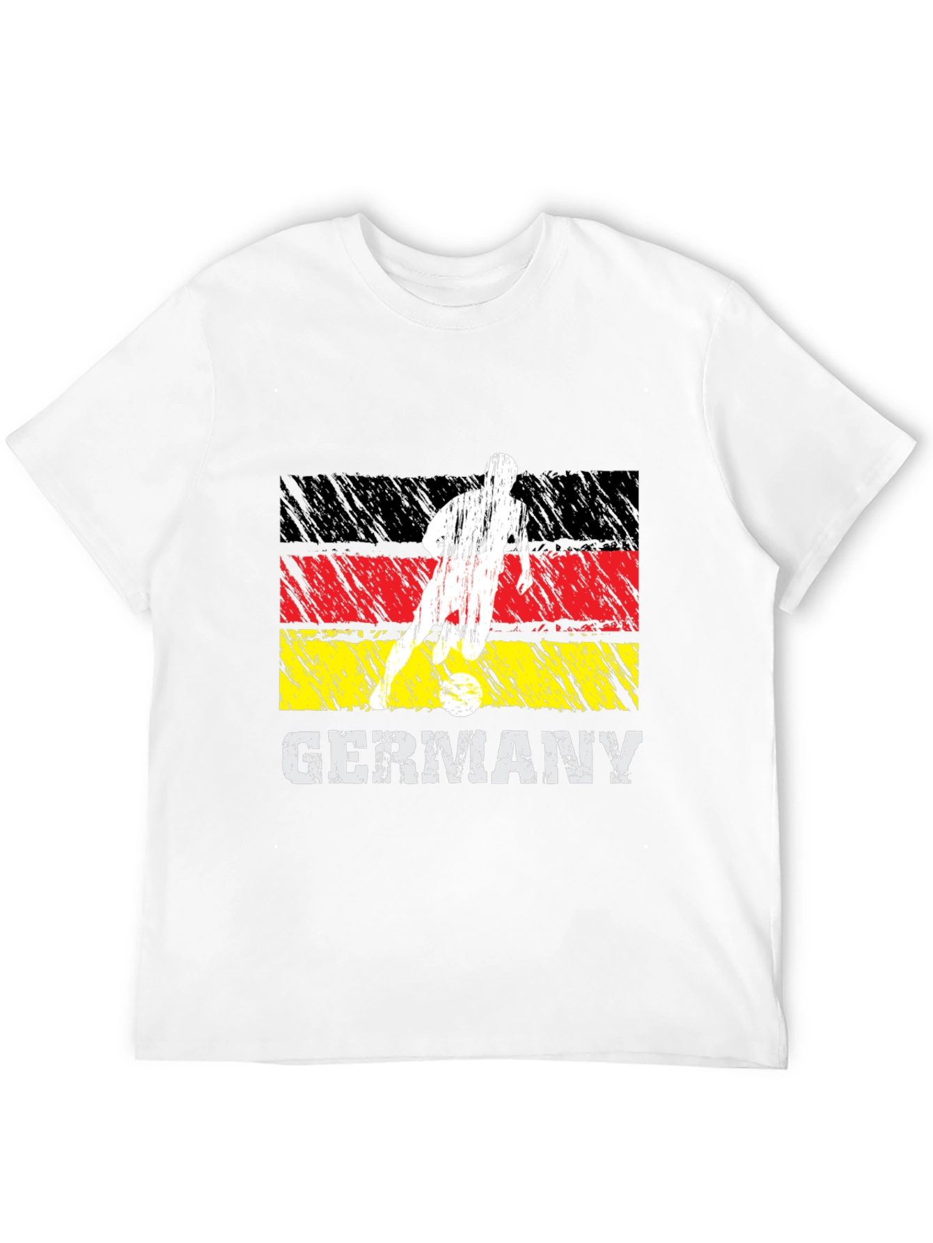 Germany Soccer T-Shirt - Mens Black Tee
