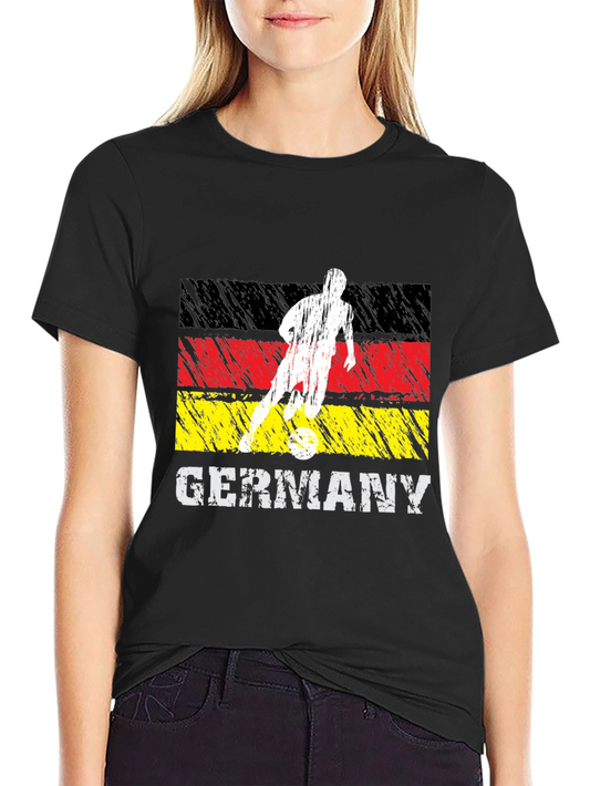 Germany Soccer T-Shirt - Mens Black Tee