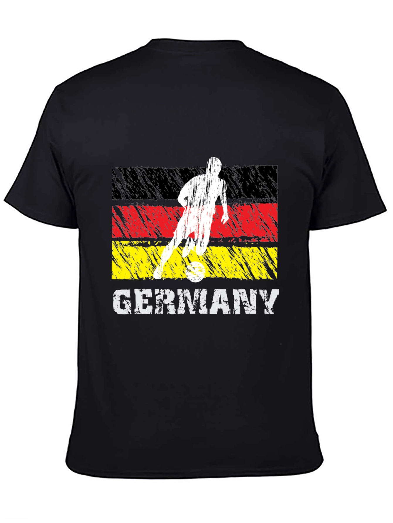 Germany Soccer T-Shirt - Mens Black Tee