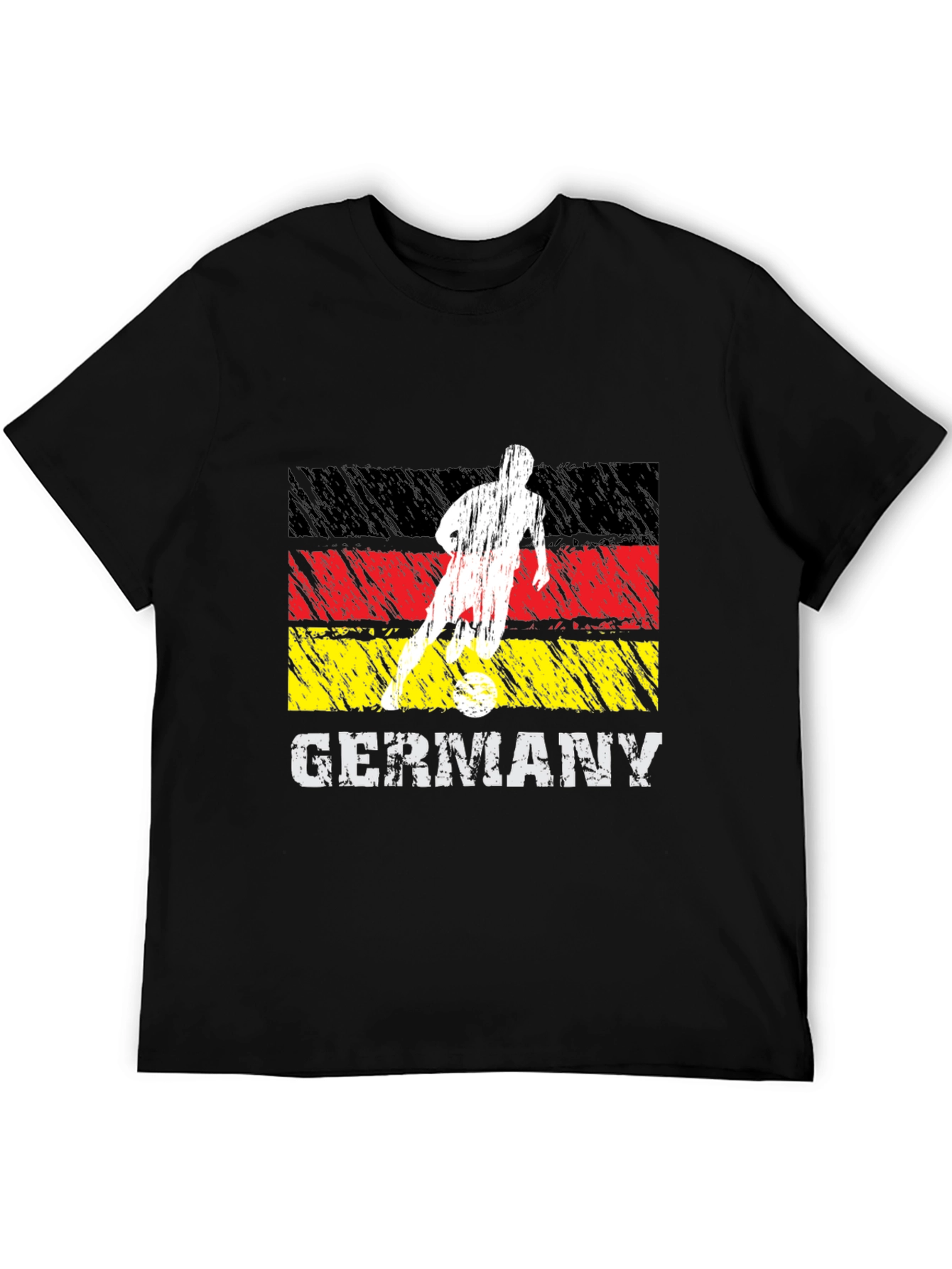 Germany Soccer T-Shirt - Mens Black Tee