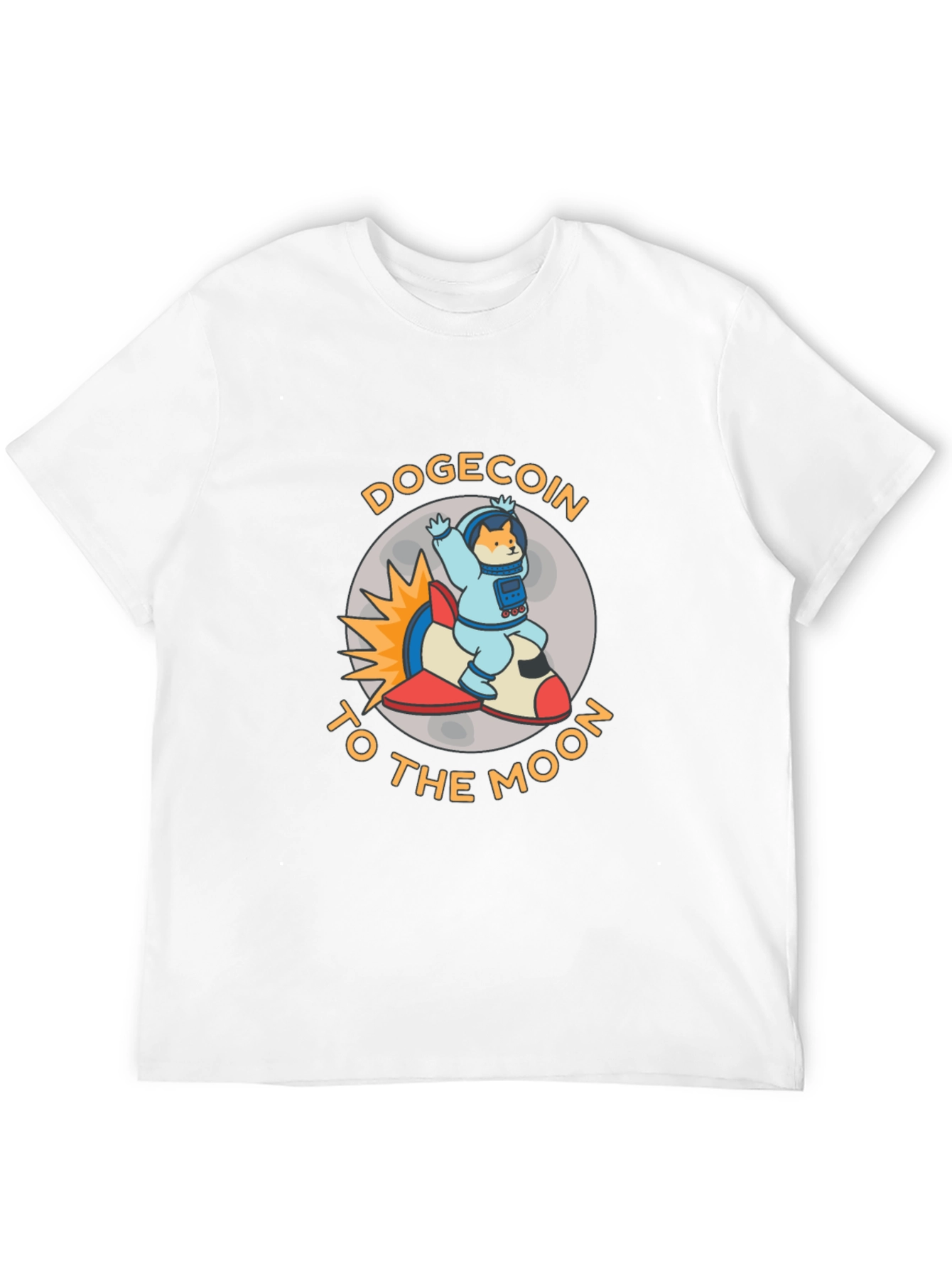 DogeCoin To The Moon T-Shirt - Black