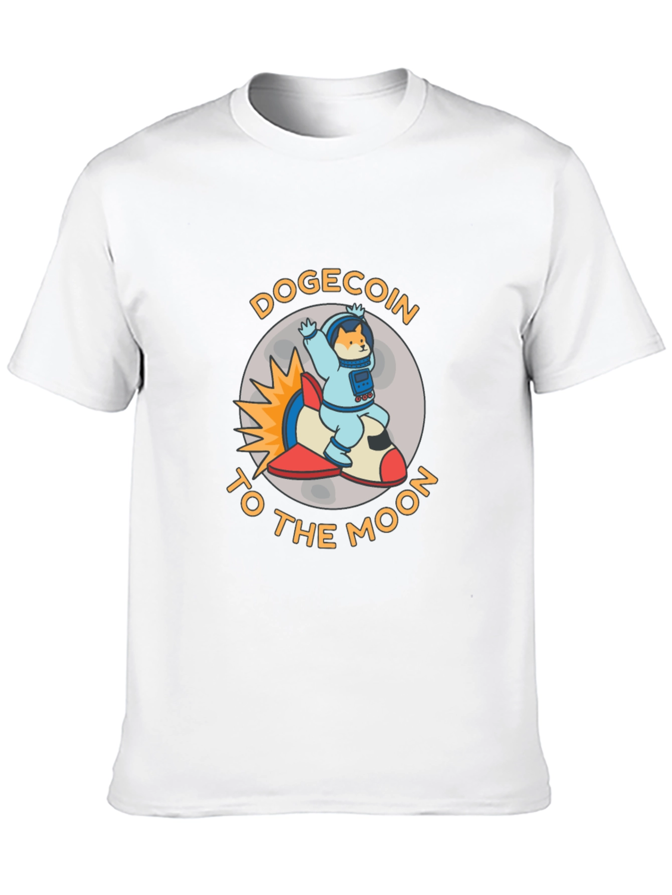 DogeCoin To The Moon T-Shirt - Black