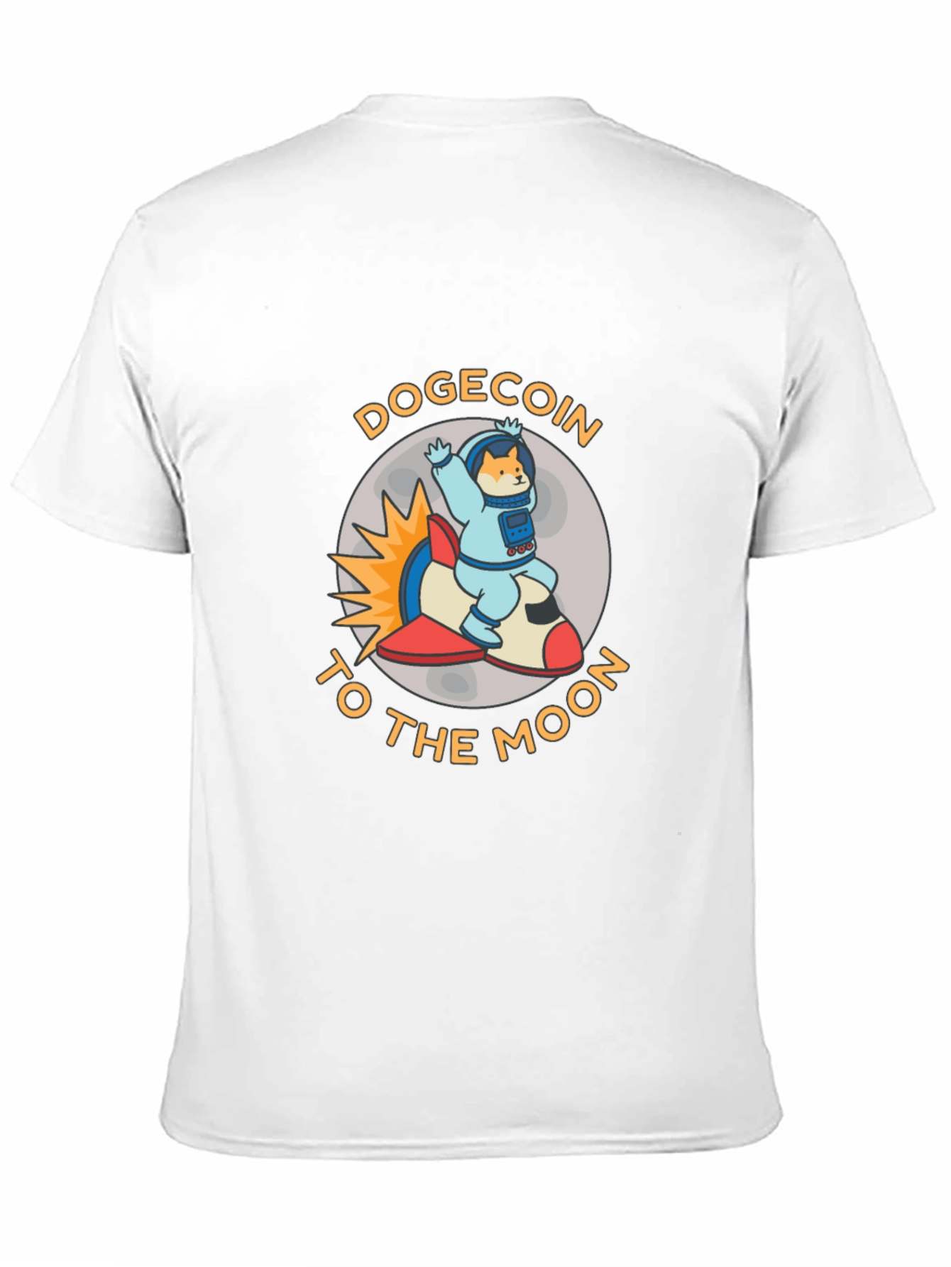 DogeCoin To The Moon T-Shirt - Black