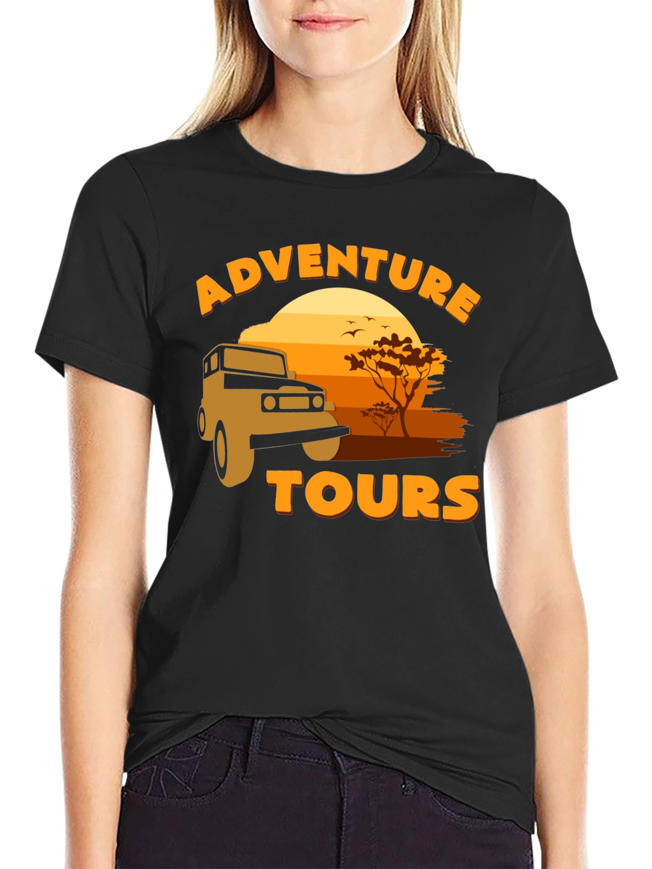 Adventure Tours T-Shirt - Safari Design