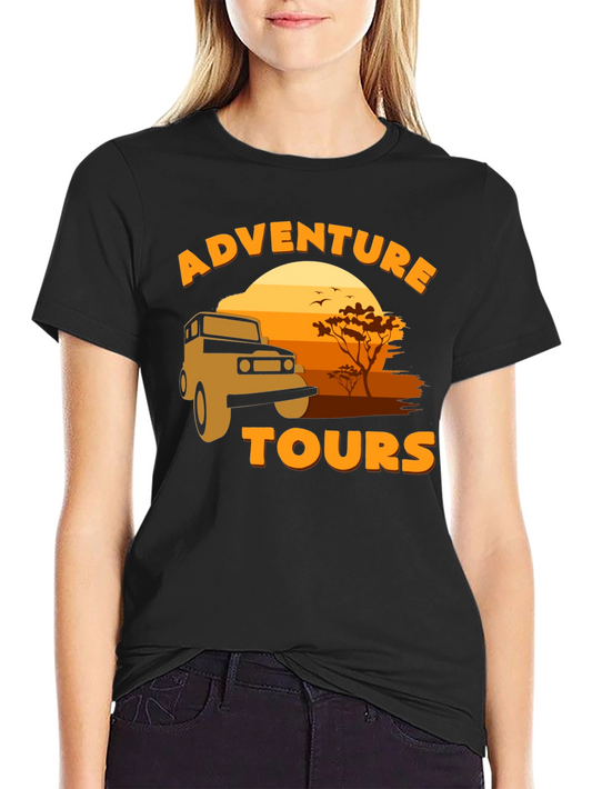Adventure Tours T-Shirt - Safari Design