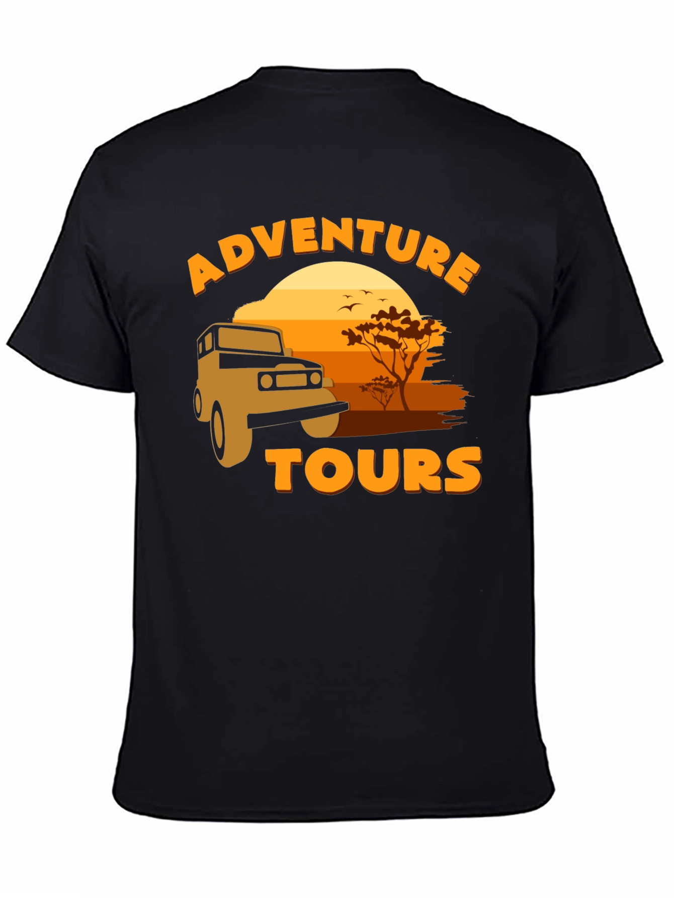 Adventure Tours T-Shirt - Safari Design