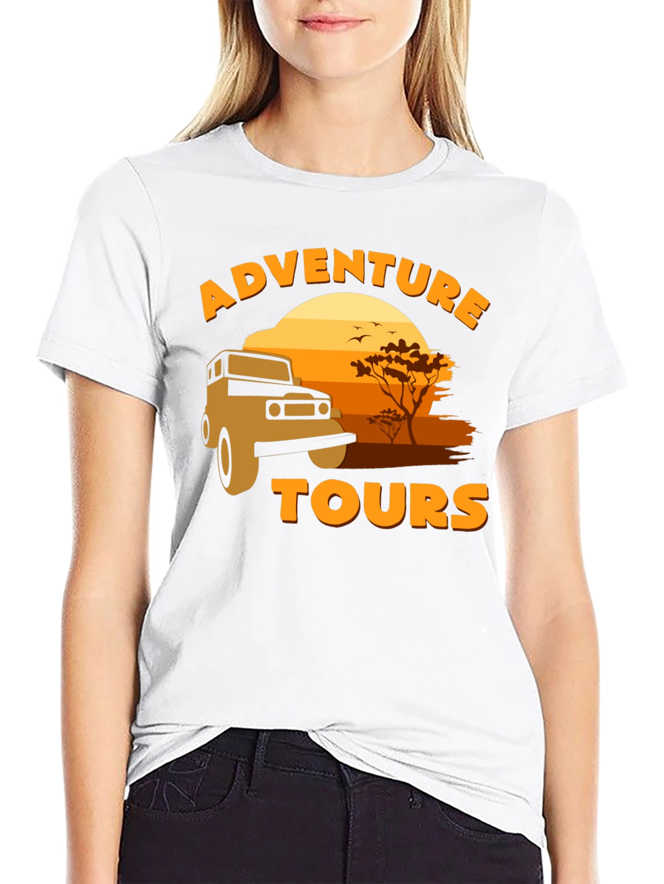 Adventure Tours T-Shirt - Safari Design