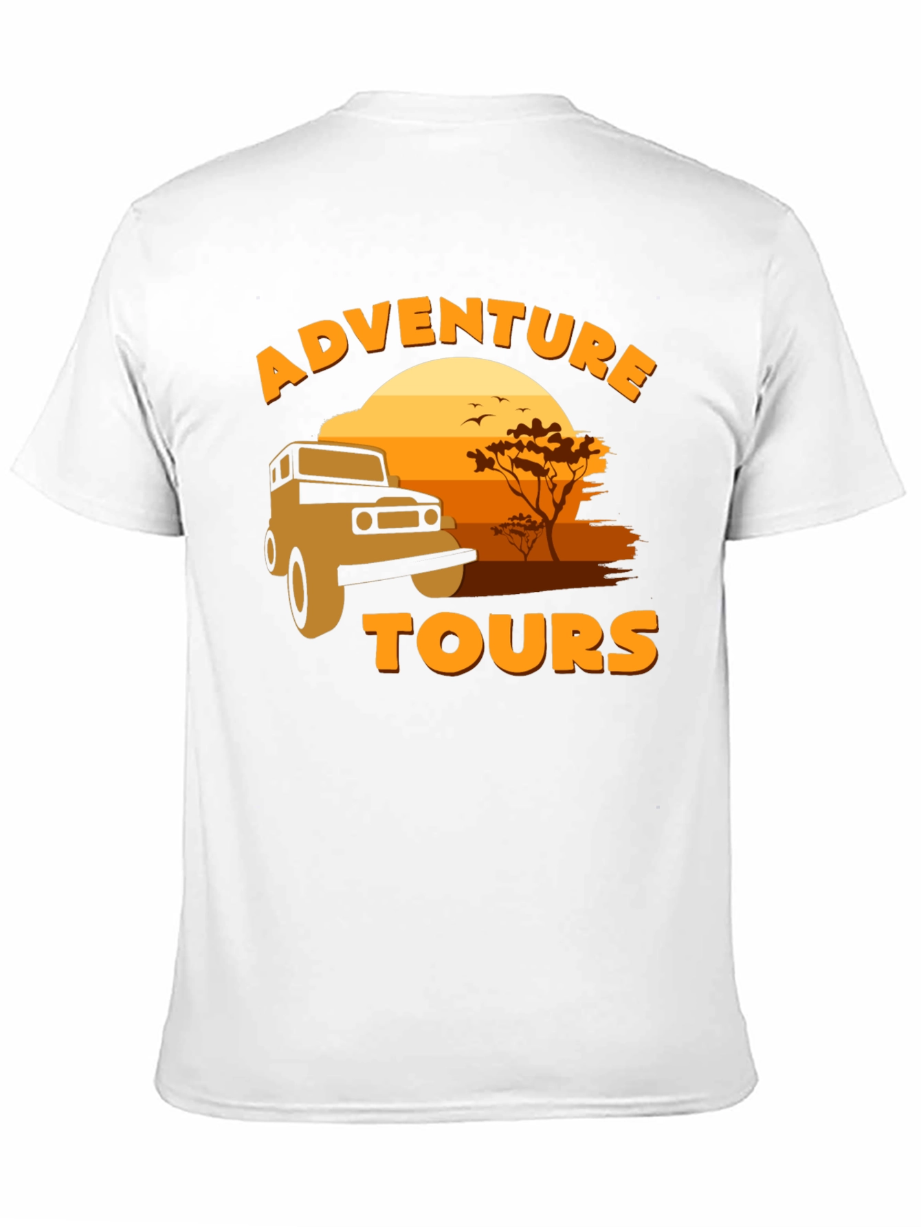 Adventure Tours T-Shirt - Safari Design