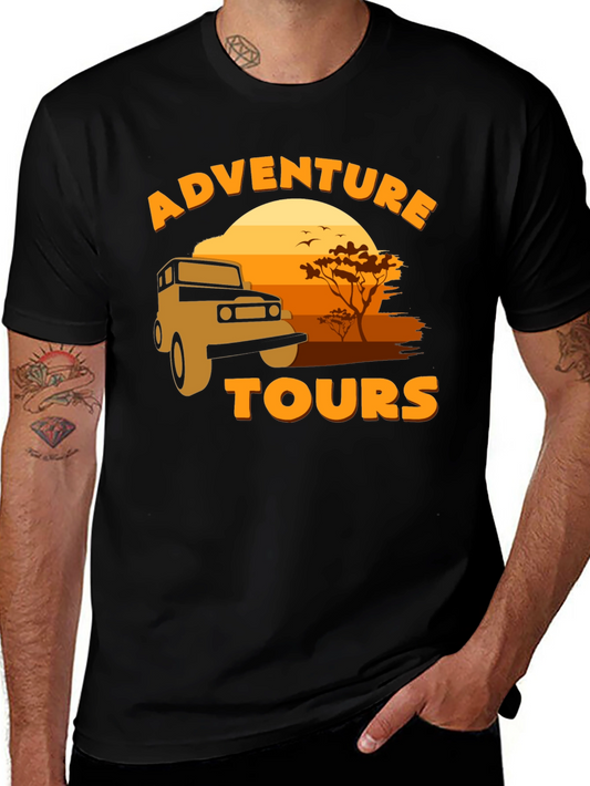 Adventure Tours T-Shirt - Safari Design