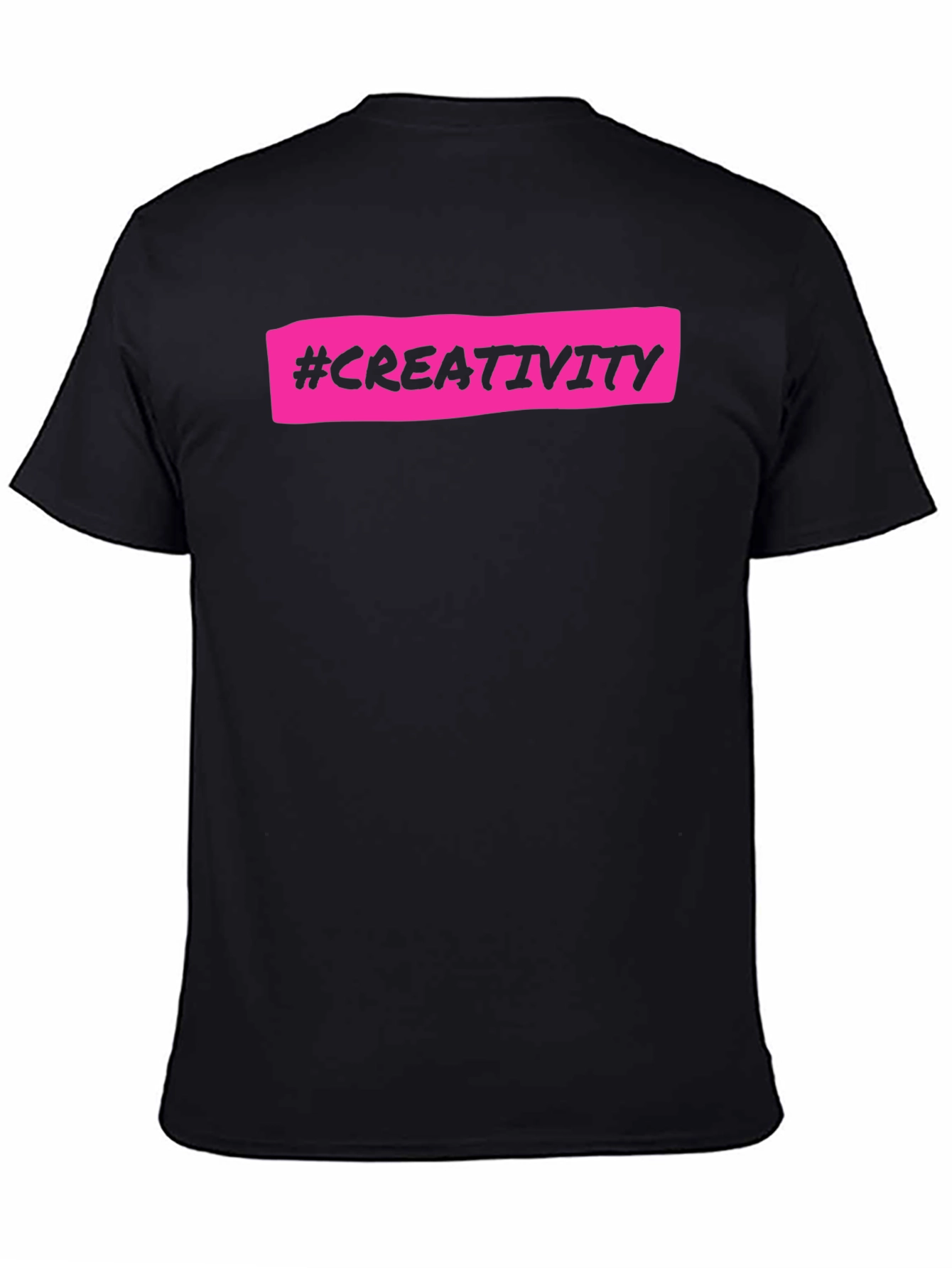 Creativity T-Shirt - Black Cotton Tee