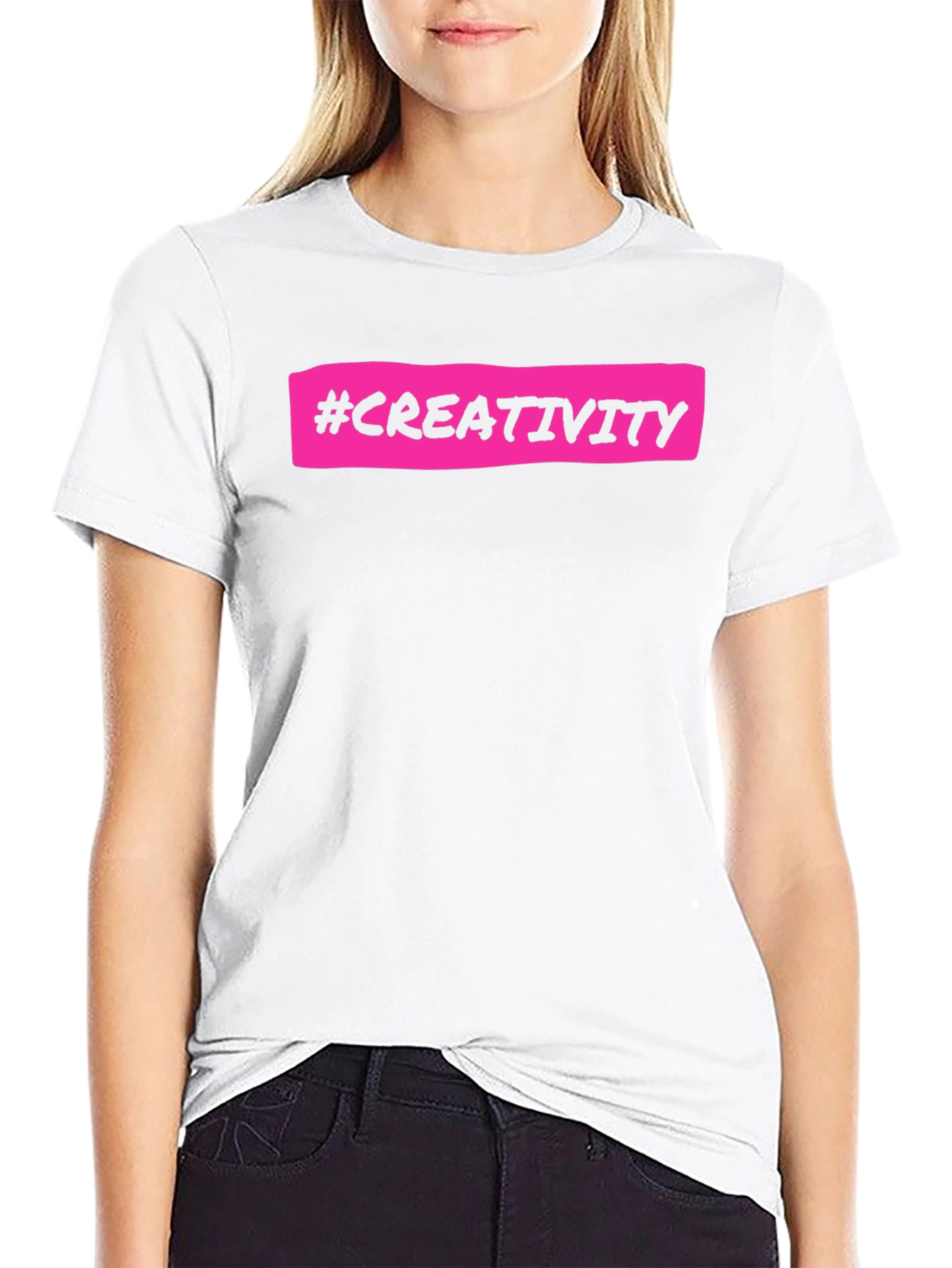 Creativity T-Shirt - Black Cotton Tee