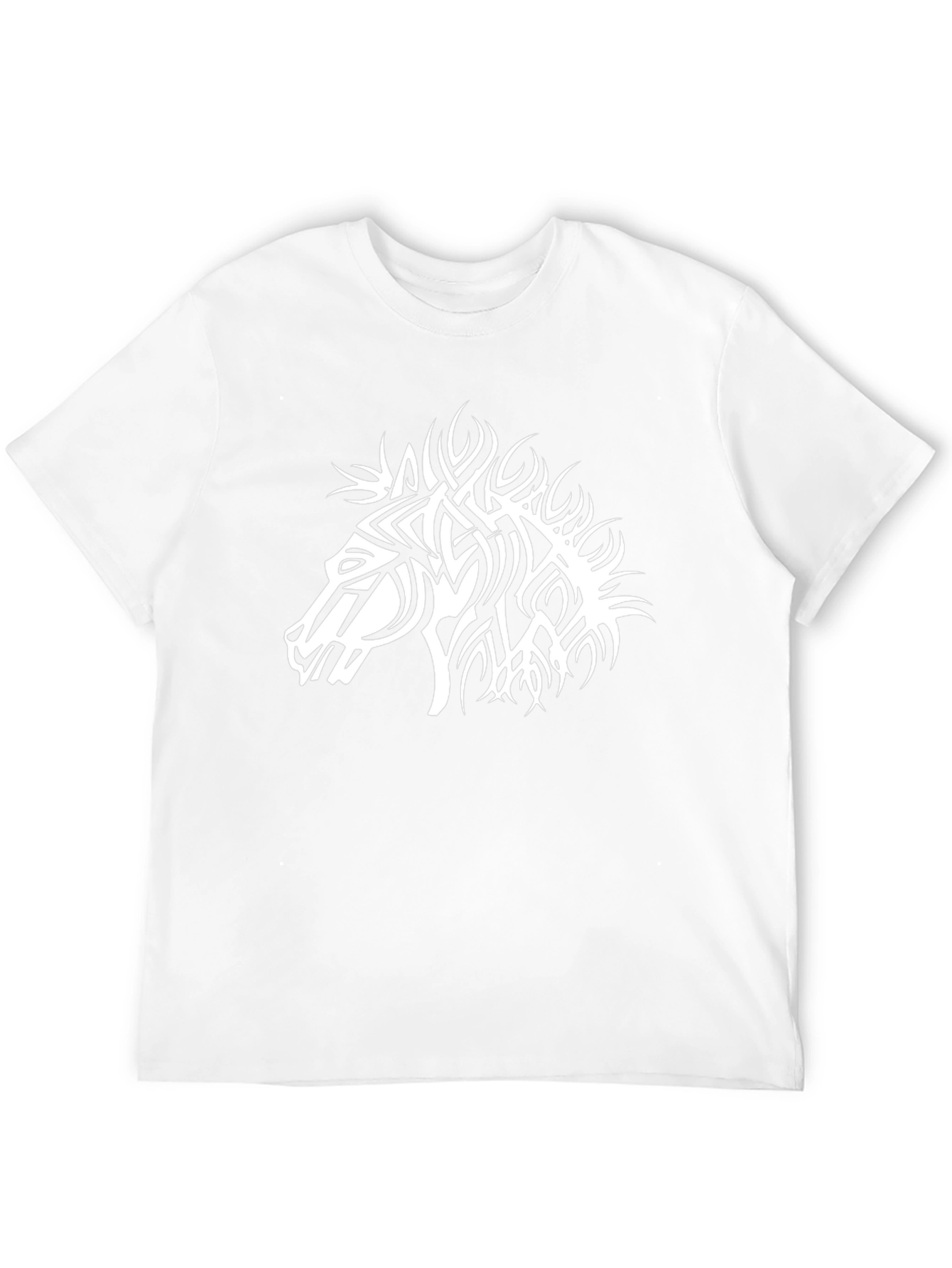 Black Horse Graphic Tee - Tribal Style