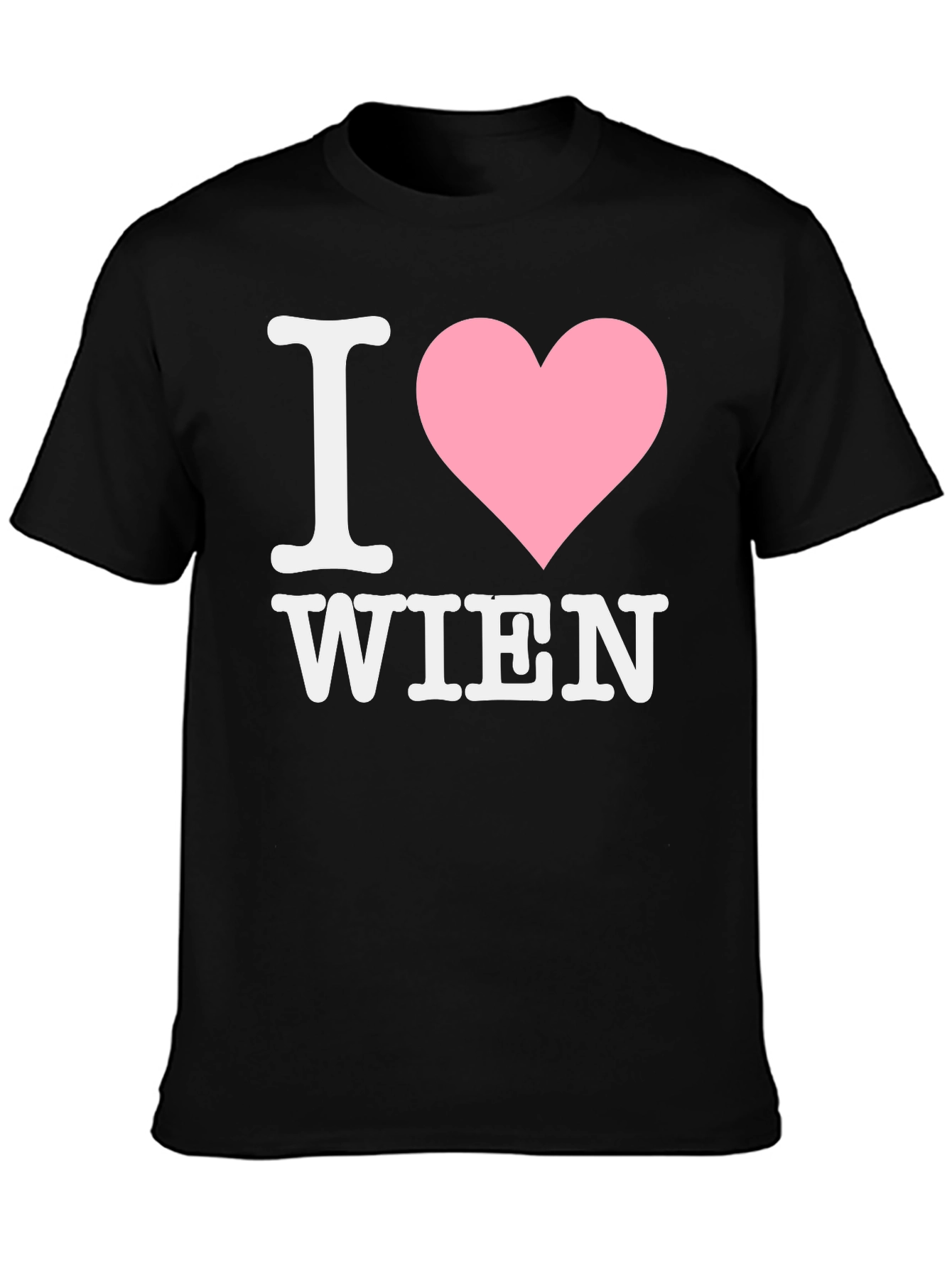 I Heart Wien Graphic Tee - Black