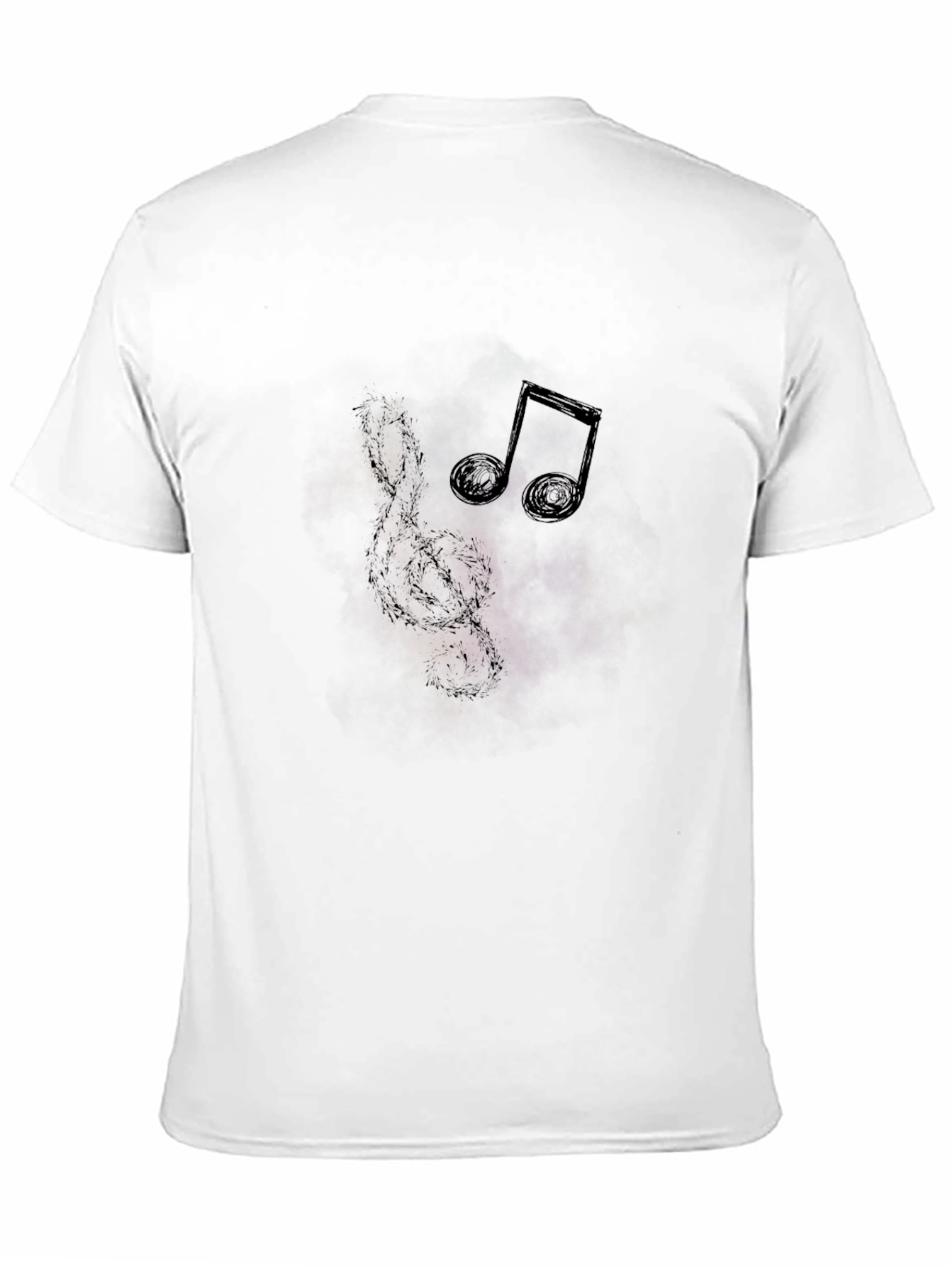 Musical Galaxy Mens Black Graphic Tee