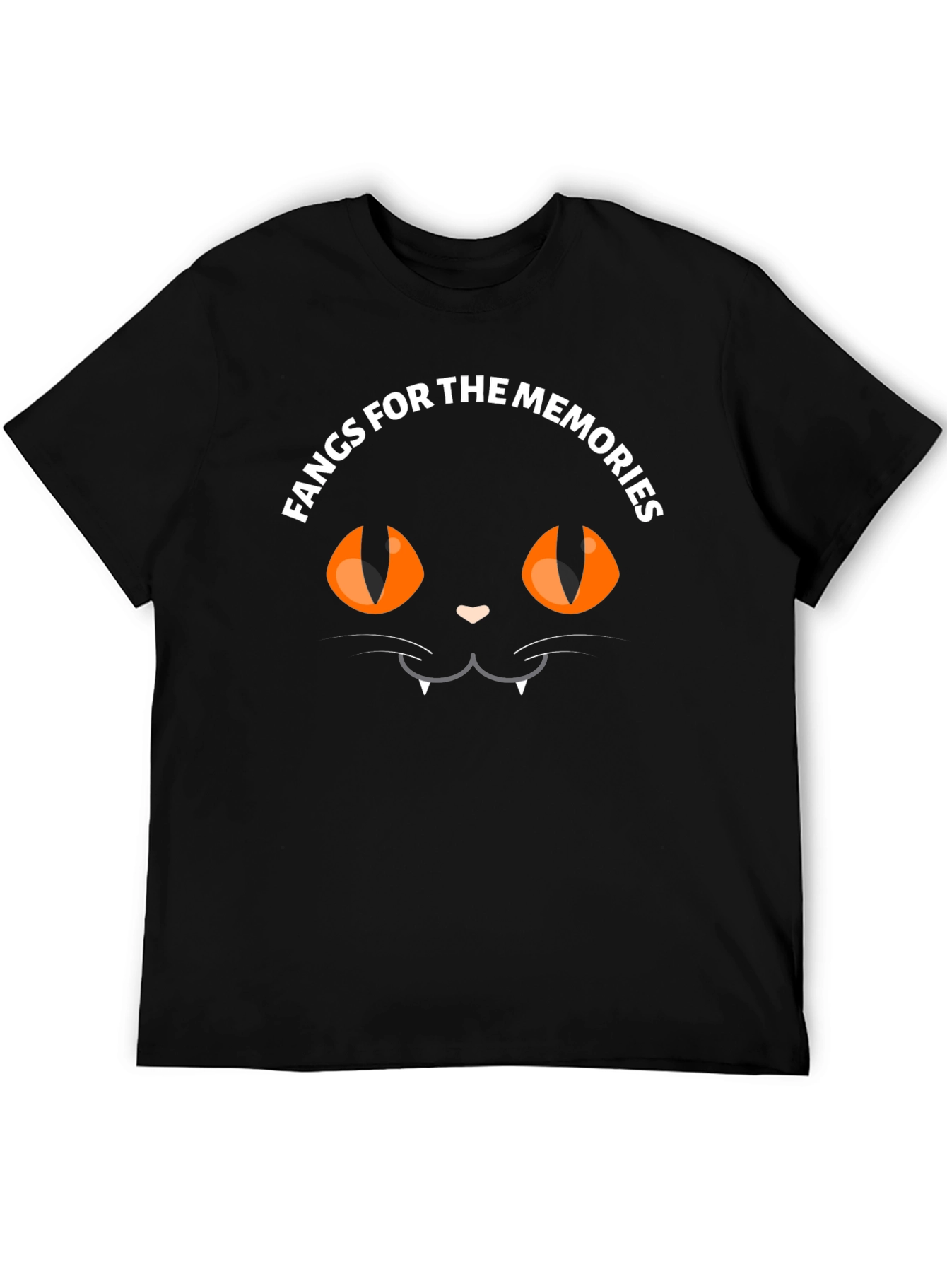 Fangs for the Memories Black Cat T-Shirt