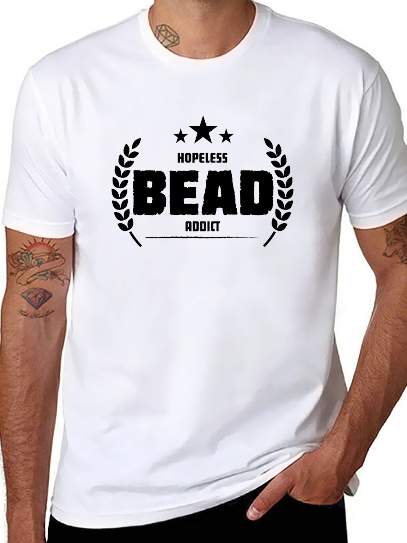 Hopeless Bead Addict Black T-Shirt