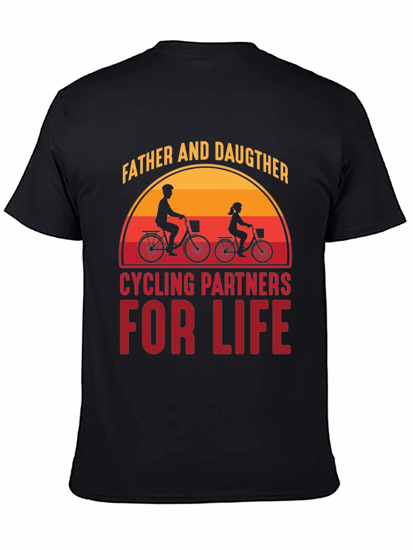 Father & Daughter Cycling Partners For Life T-Shirt