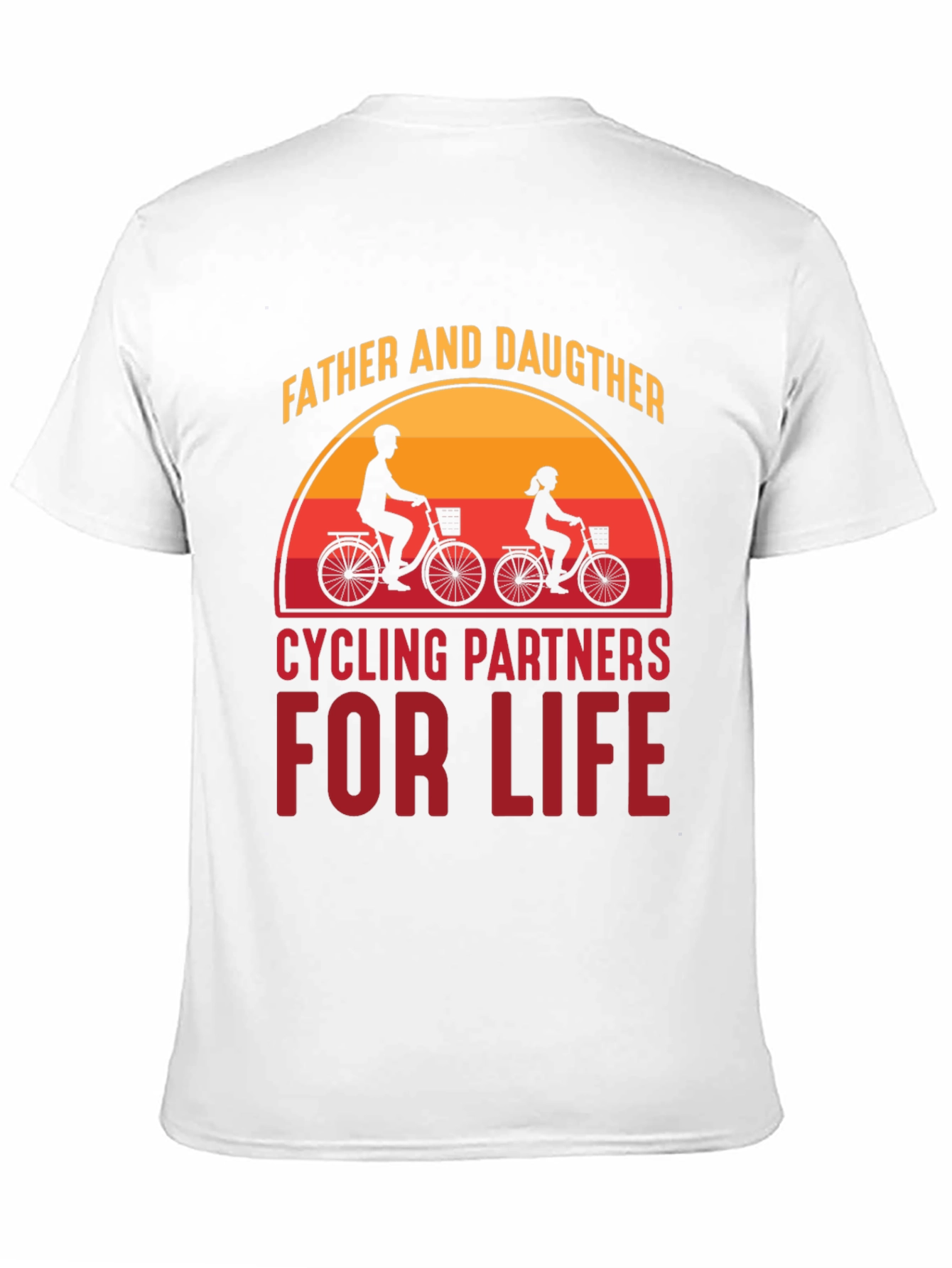 Father & Daughter Cycling Partners For Life T-Shirt