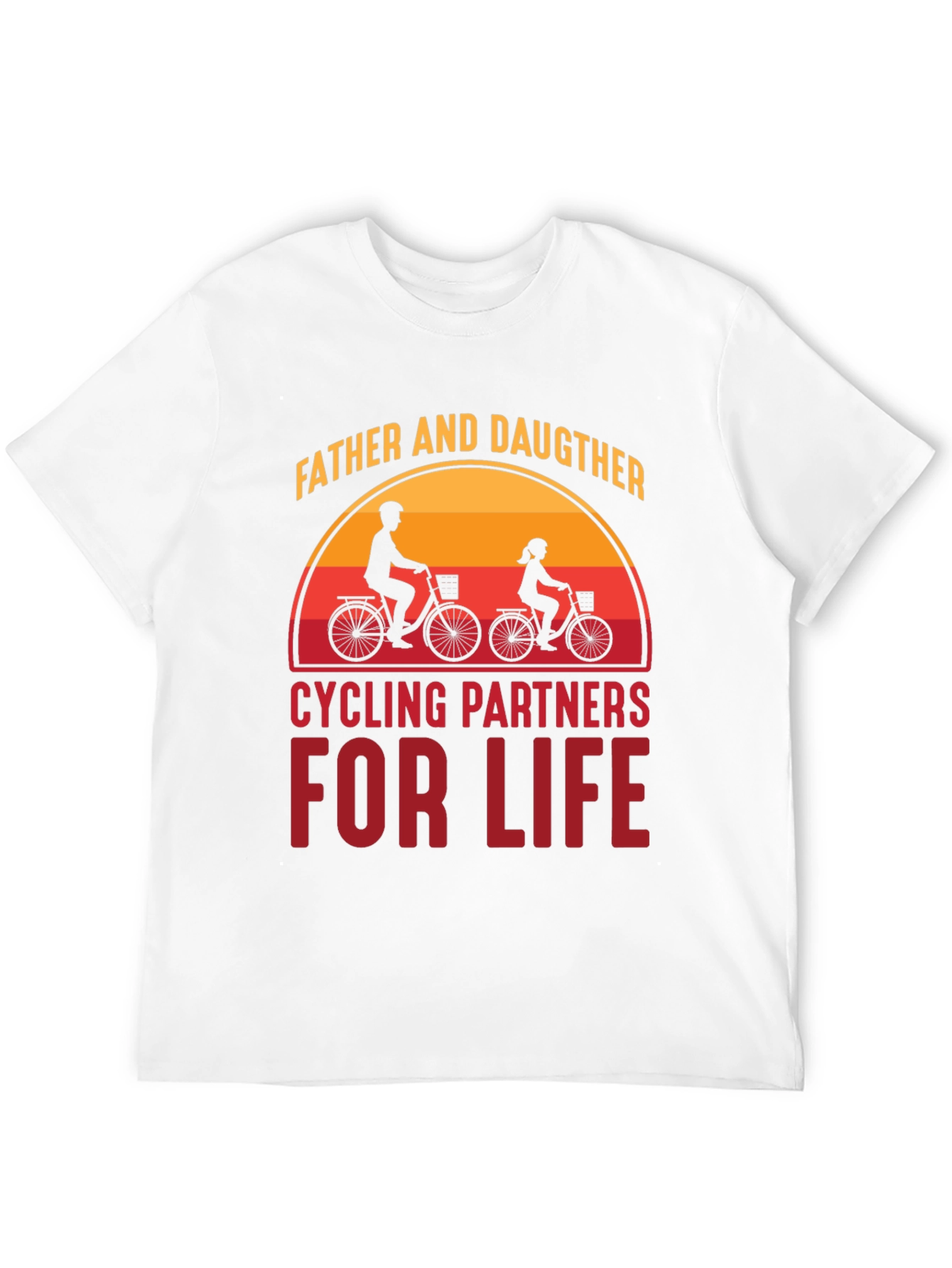Father & Daughter Cycling Partners For Life T-Shirt