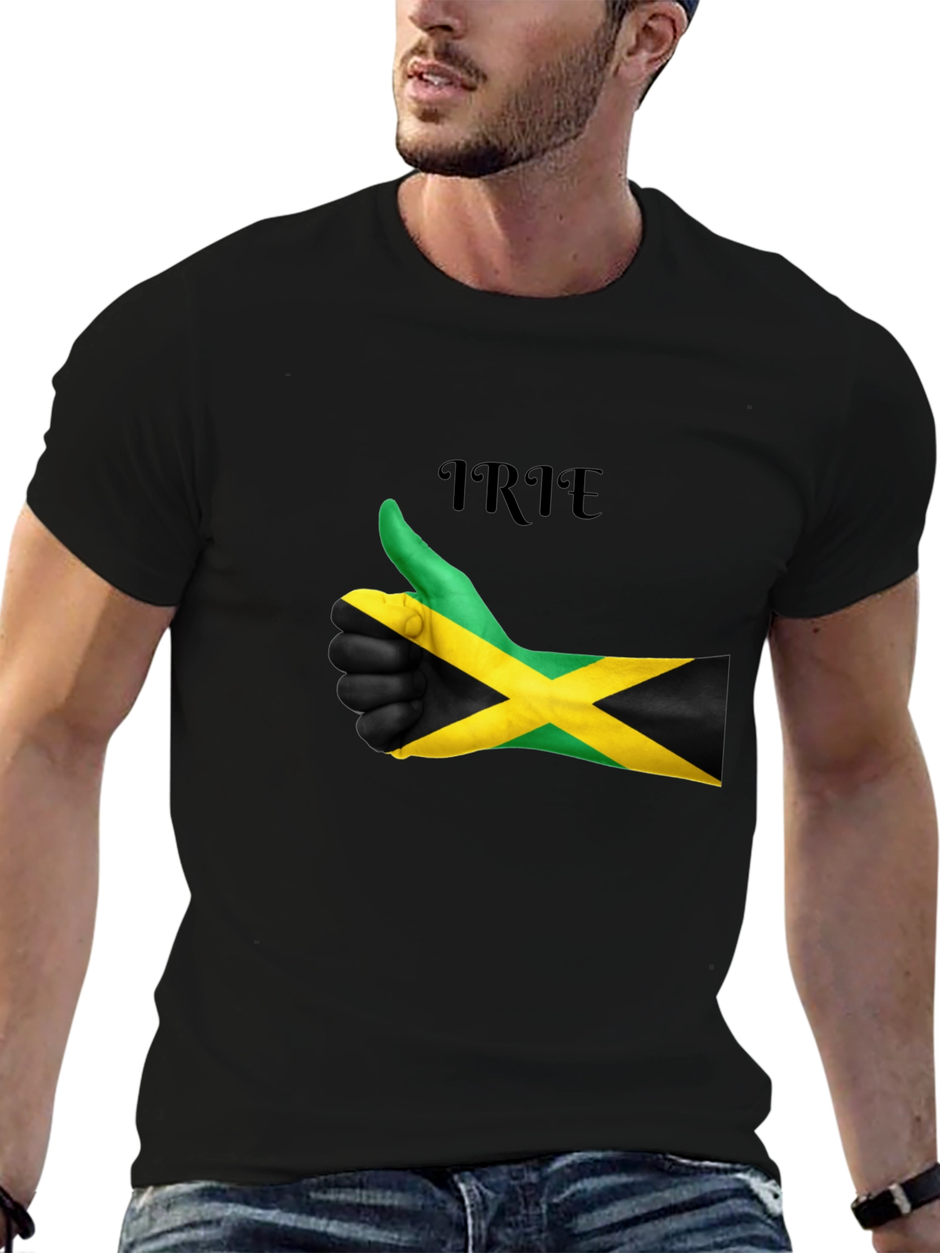 Irie Jamaica Flag Thumbs Up T-Shirt