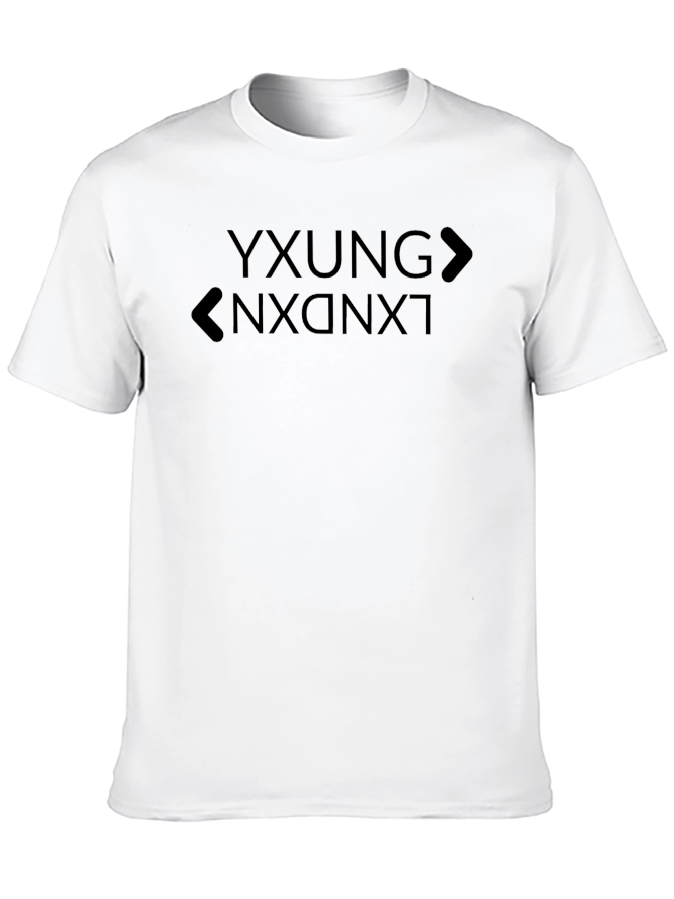 YXUNG NXNXT Graphic Tee - Black Casual Cotton Shirt