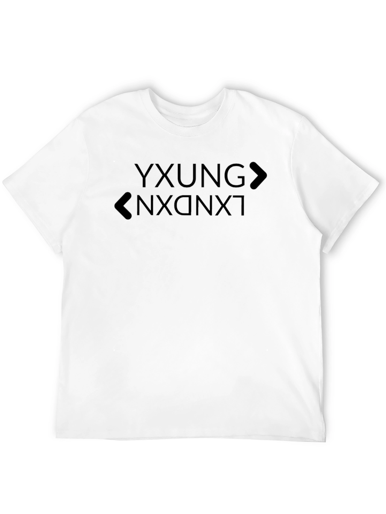 YXUNG NXNXT Graphic Tee - Black Casual Cotton Shirt