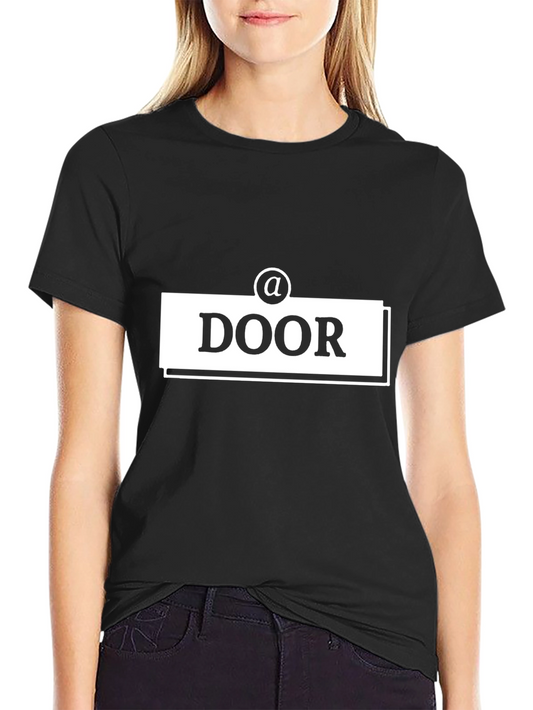 A Door Funny Humor T-Shirt - Soft Cotton Tee