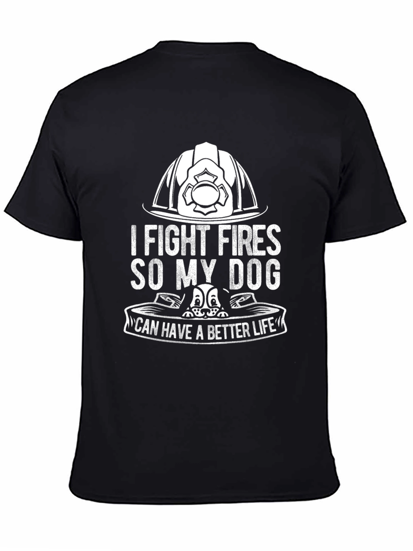 Firefighter Dog Lover T-Shirt