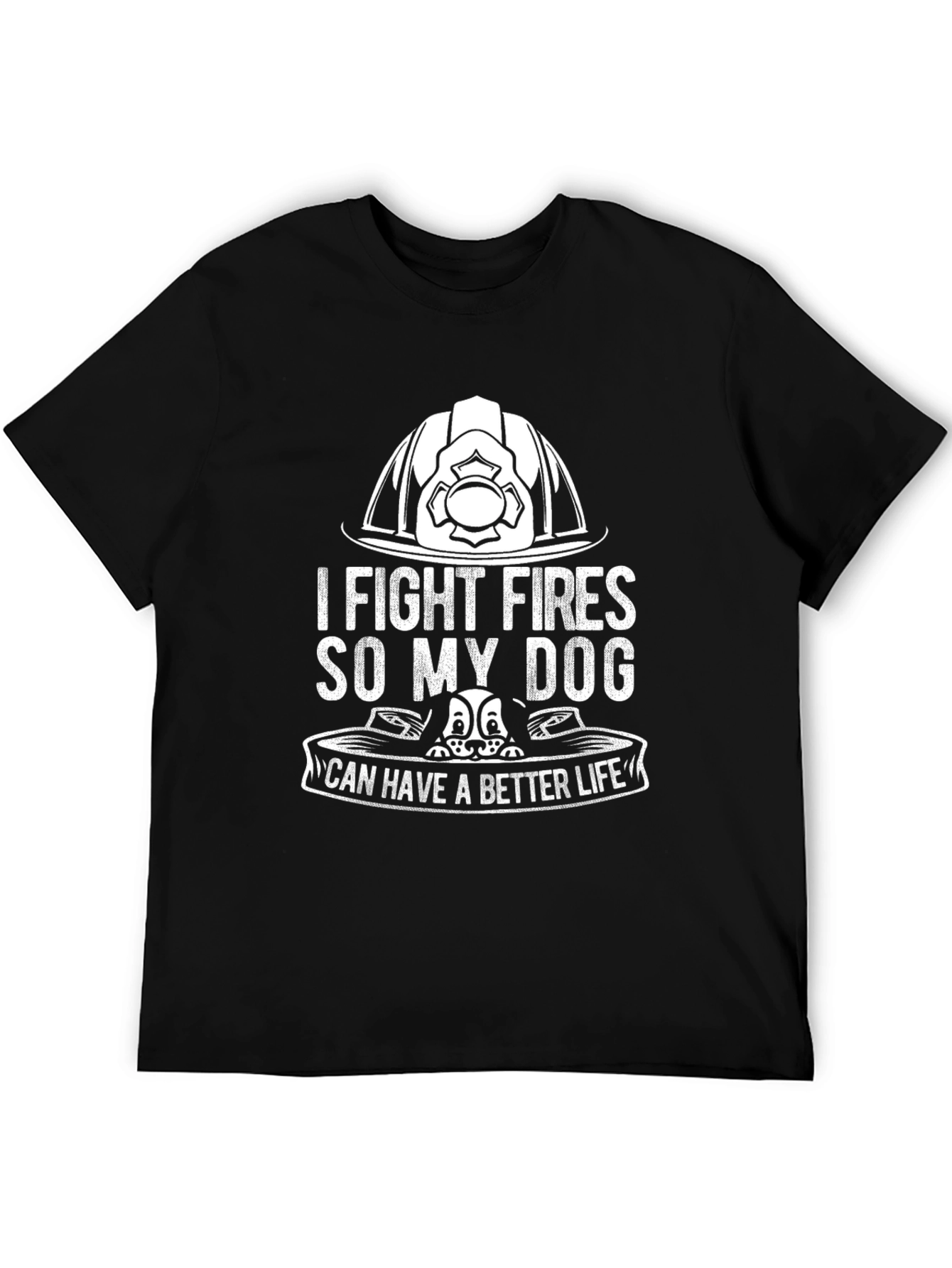 Firefighter Dog Lover T-Shirt