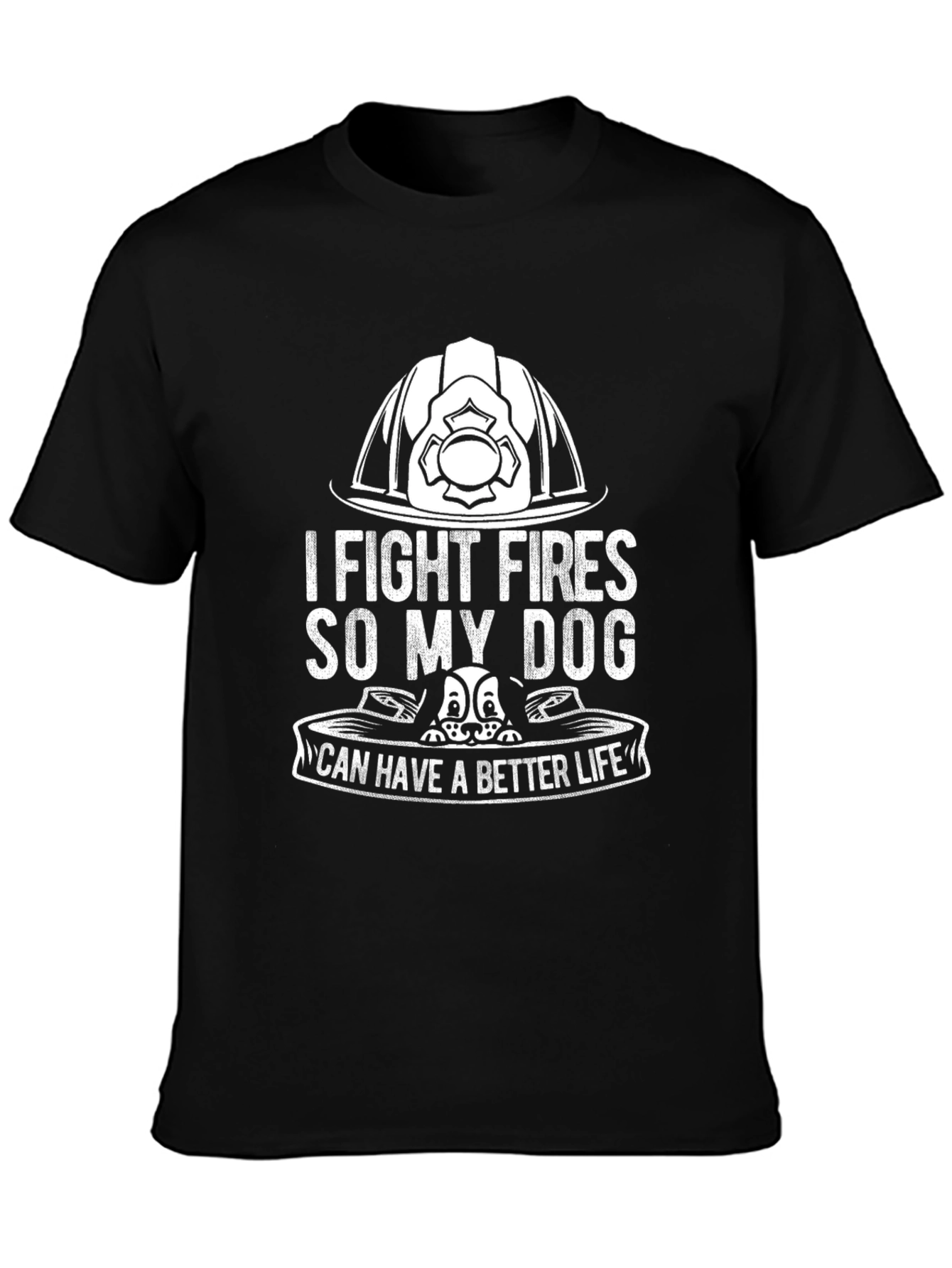 Firefighter Dog Lover T-Shirt