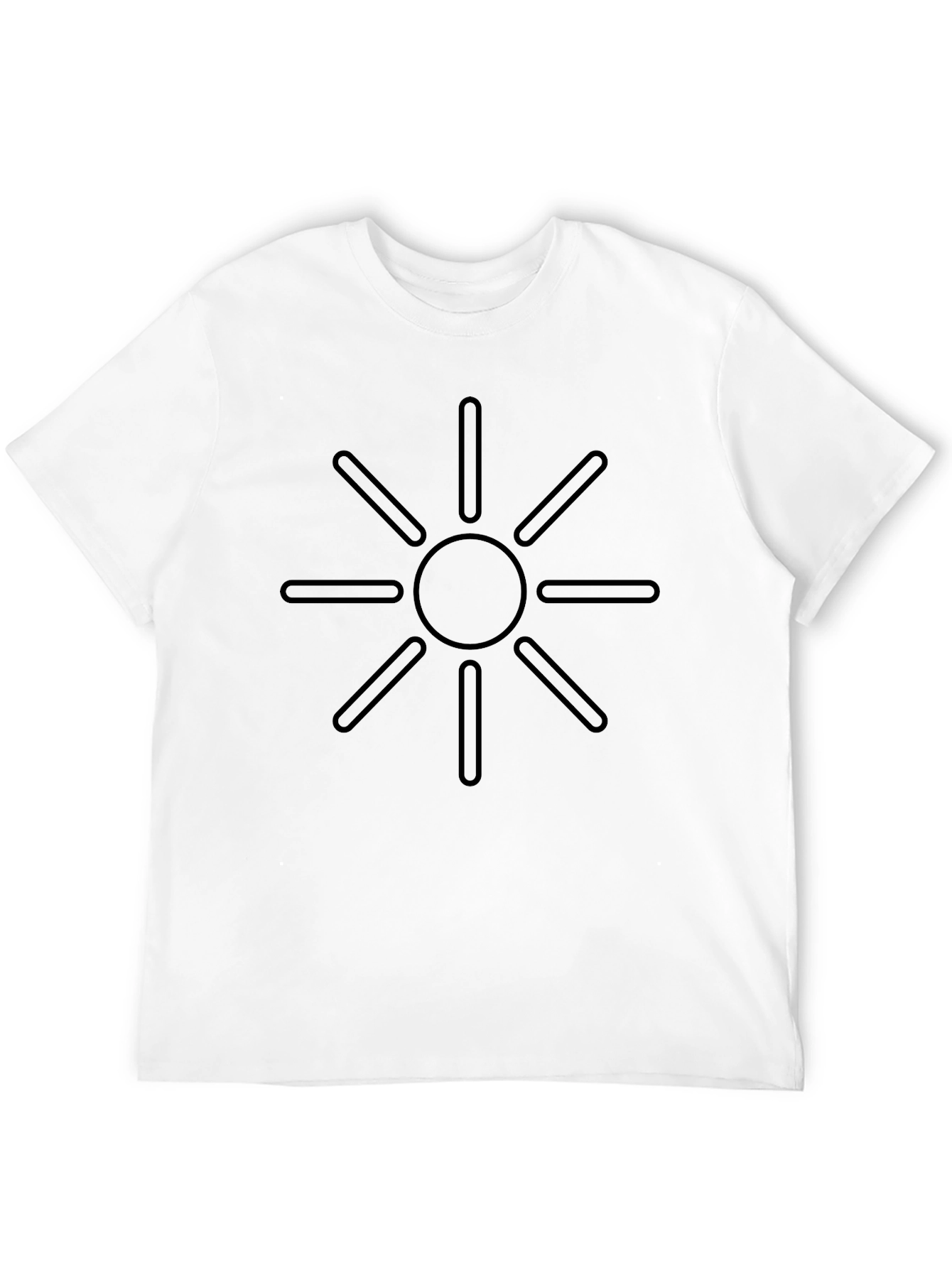 Black Sun Graphic Tee - Stylish Casual Wear