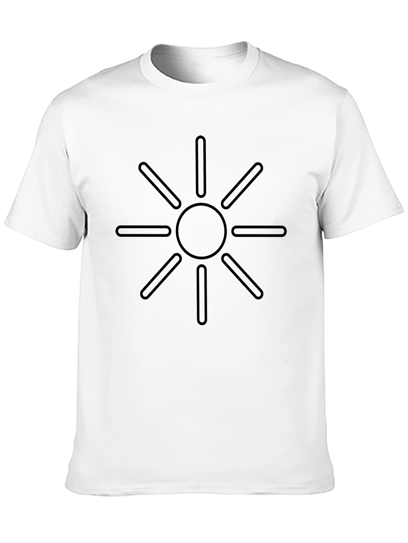 Black Sun Graphic Tee - Stylish Casual Wear