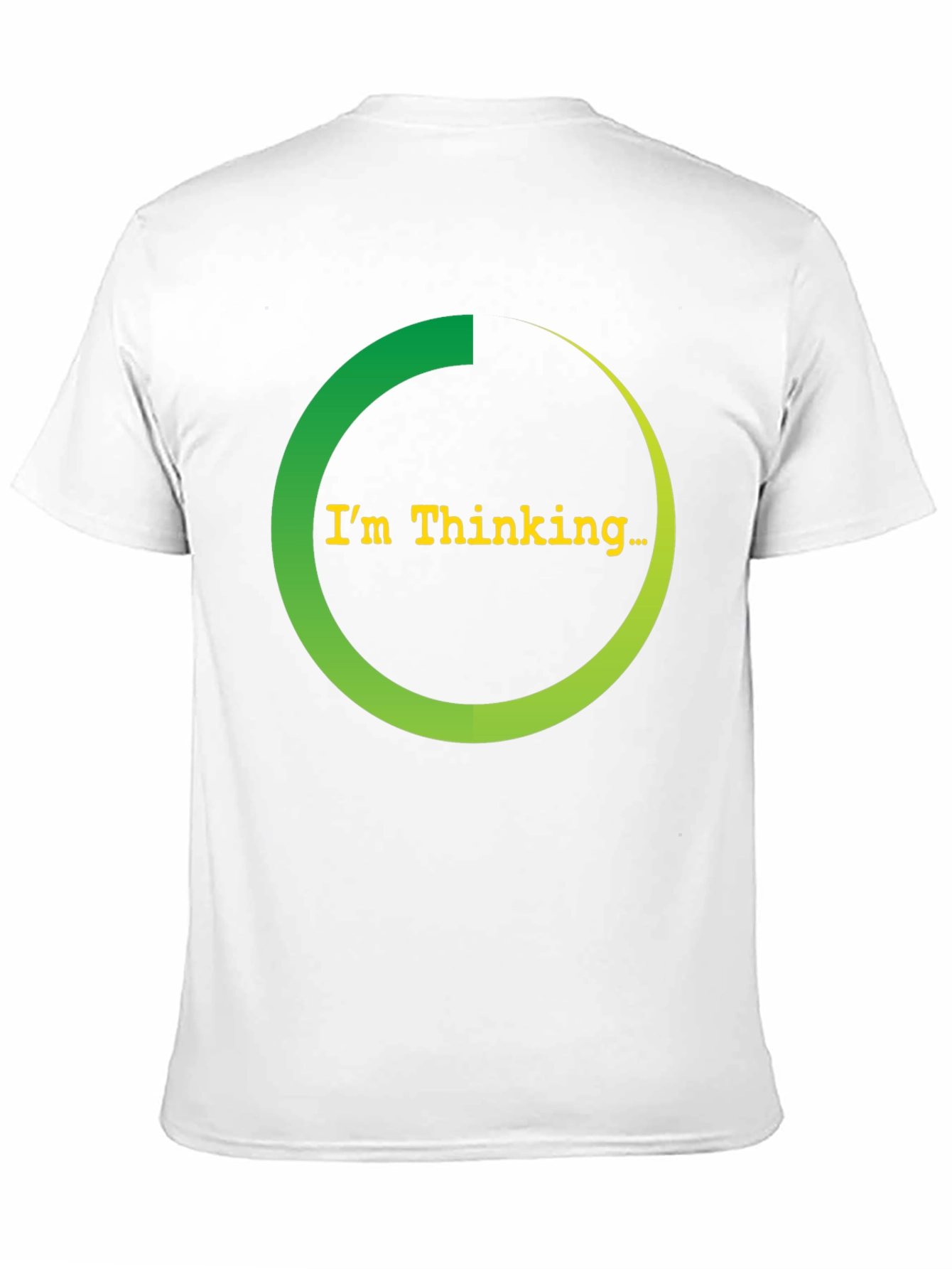 Im Thinking Black T-Shirt - Funny Graphic Tee
