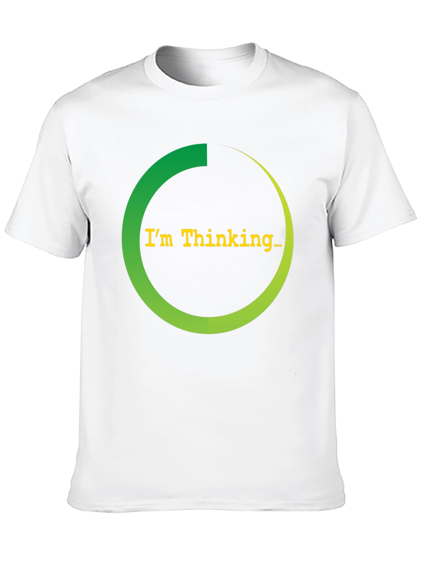 Im Thinking Black T-Shirt - Funny Graphic Tee