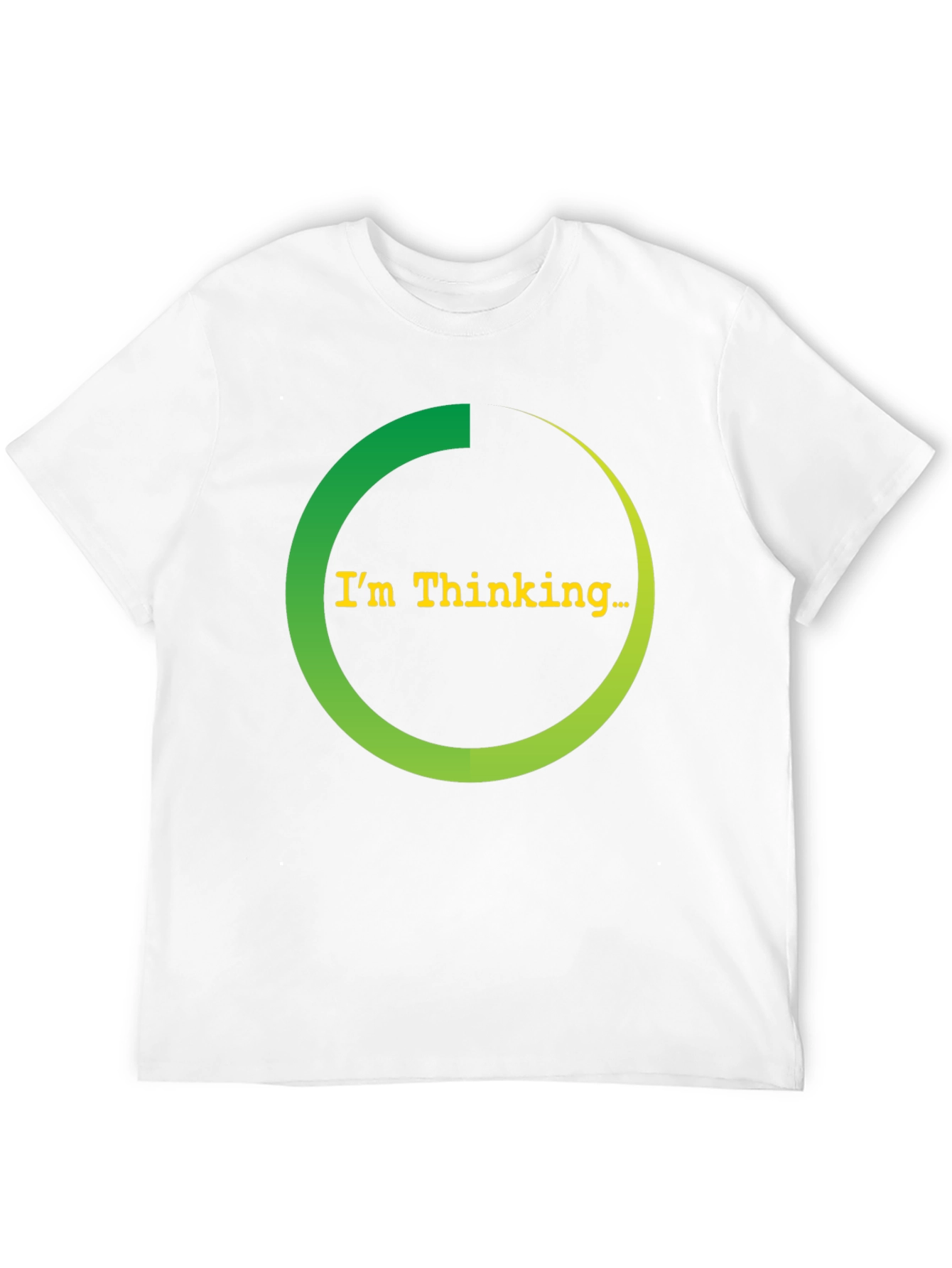 Im Thinking Black T-Shirt - Funny Graphic Tee