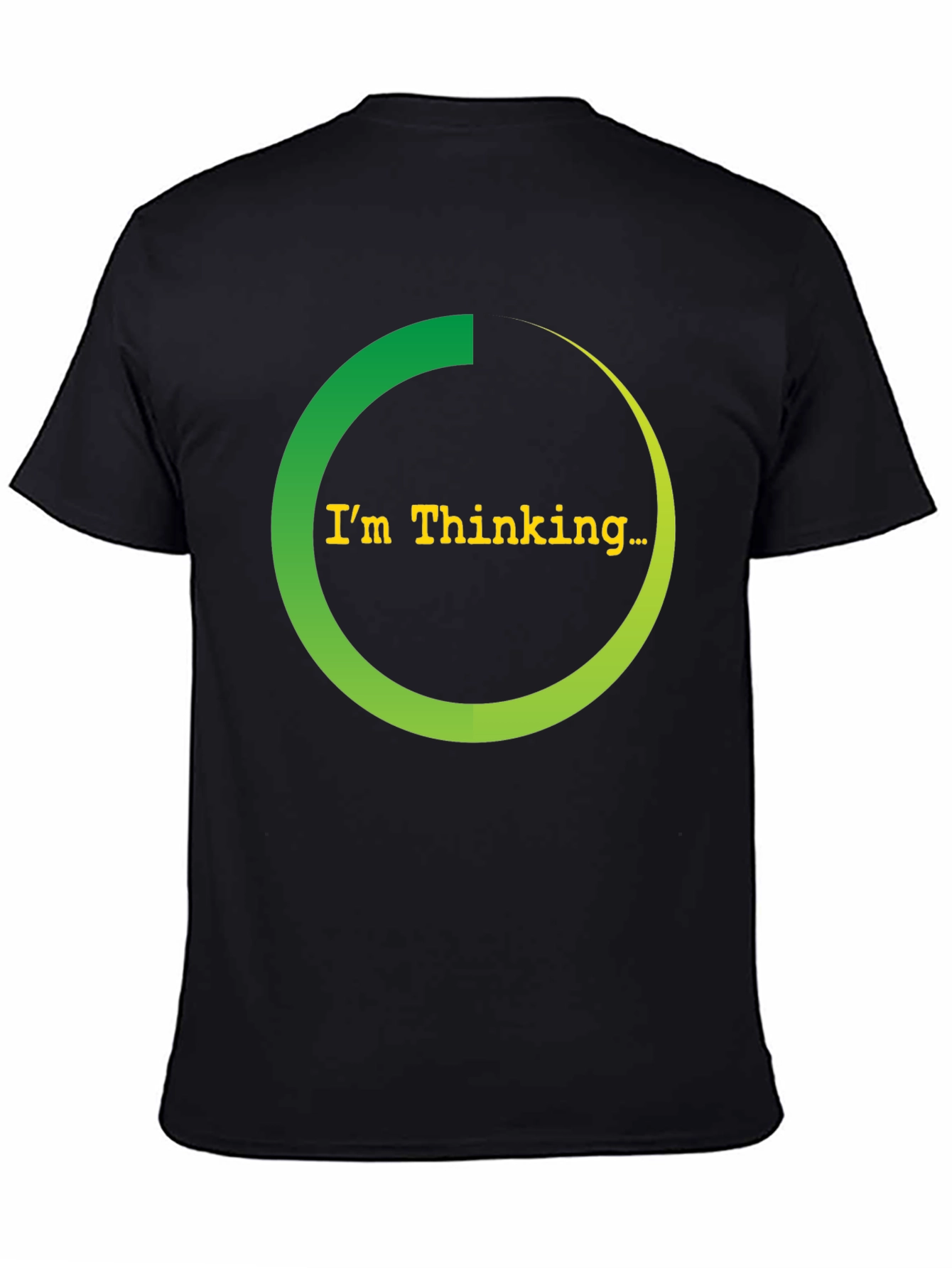 Im Thinking Black T-Shirt - Funny Graphic Tee