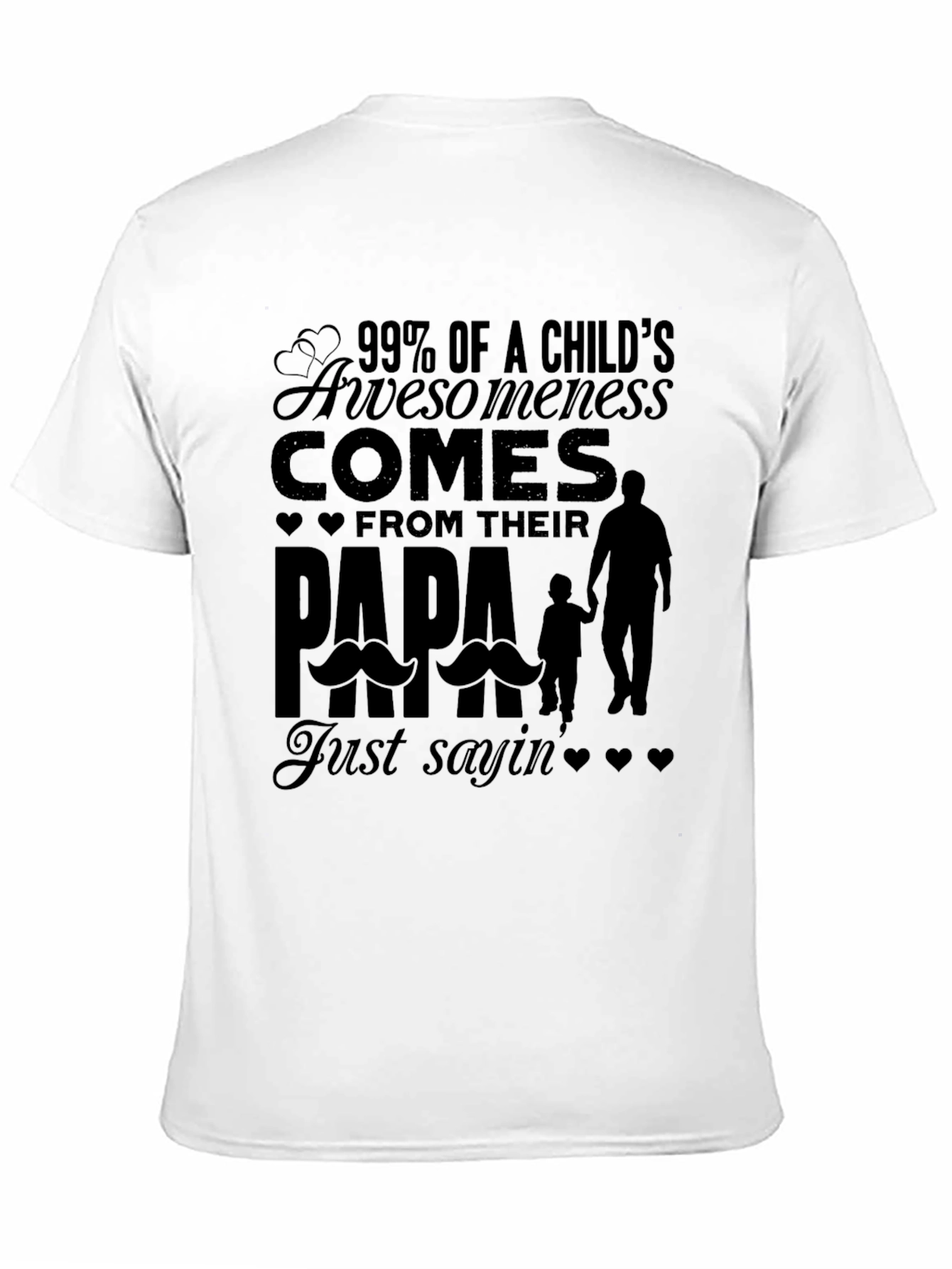 Awesome Papa T-Shirt - Fathers Day Gift