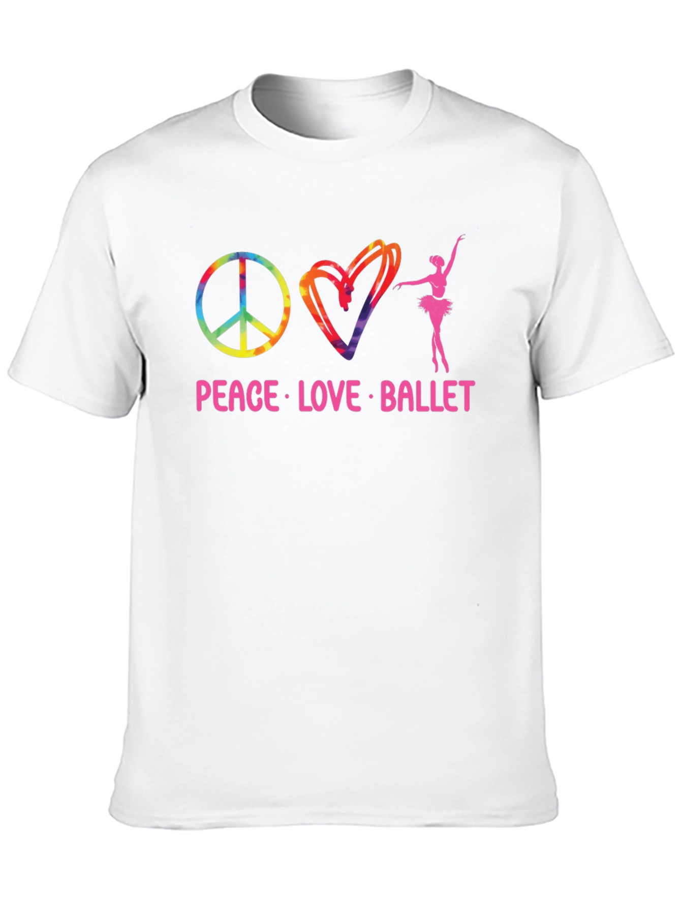 Peace Love Ballet T-Shirt - Soft Cotton Tee