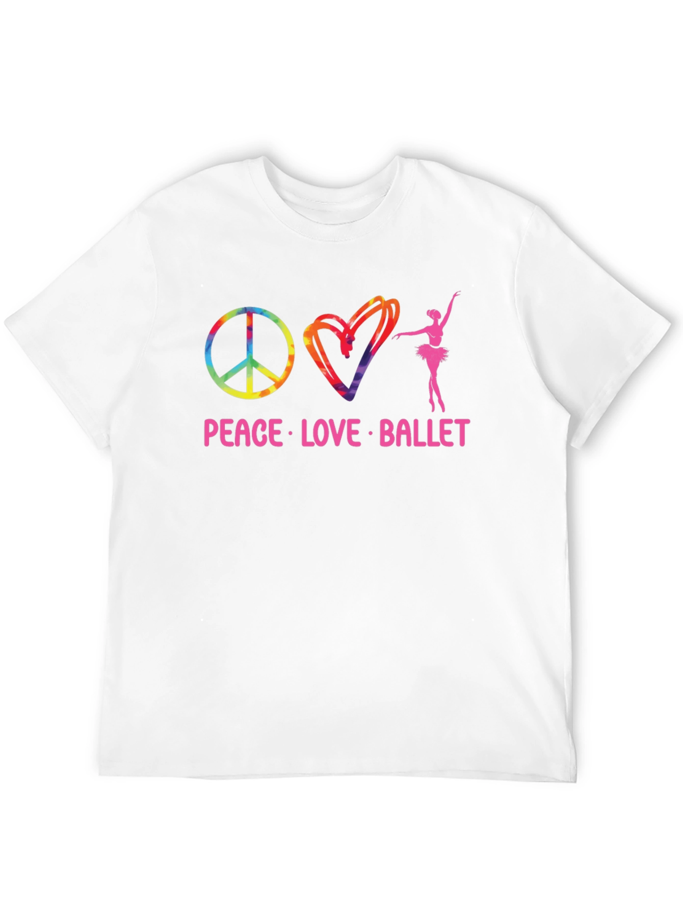 Peace Love Ballet T-Shirt - Soft Cotton Tee