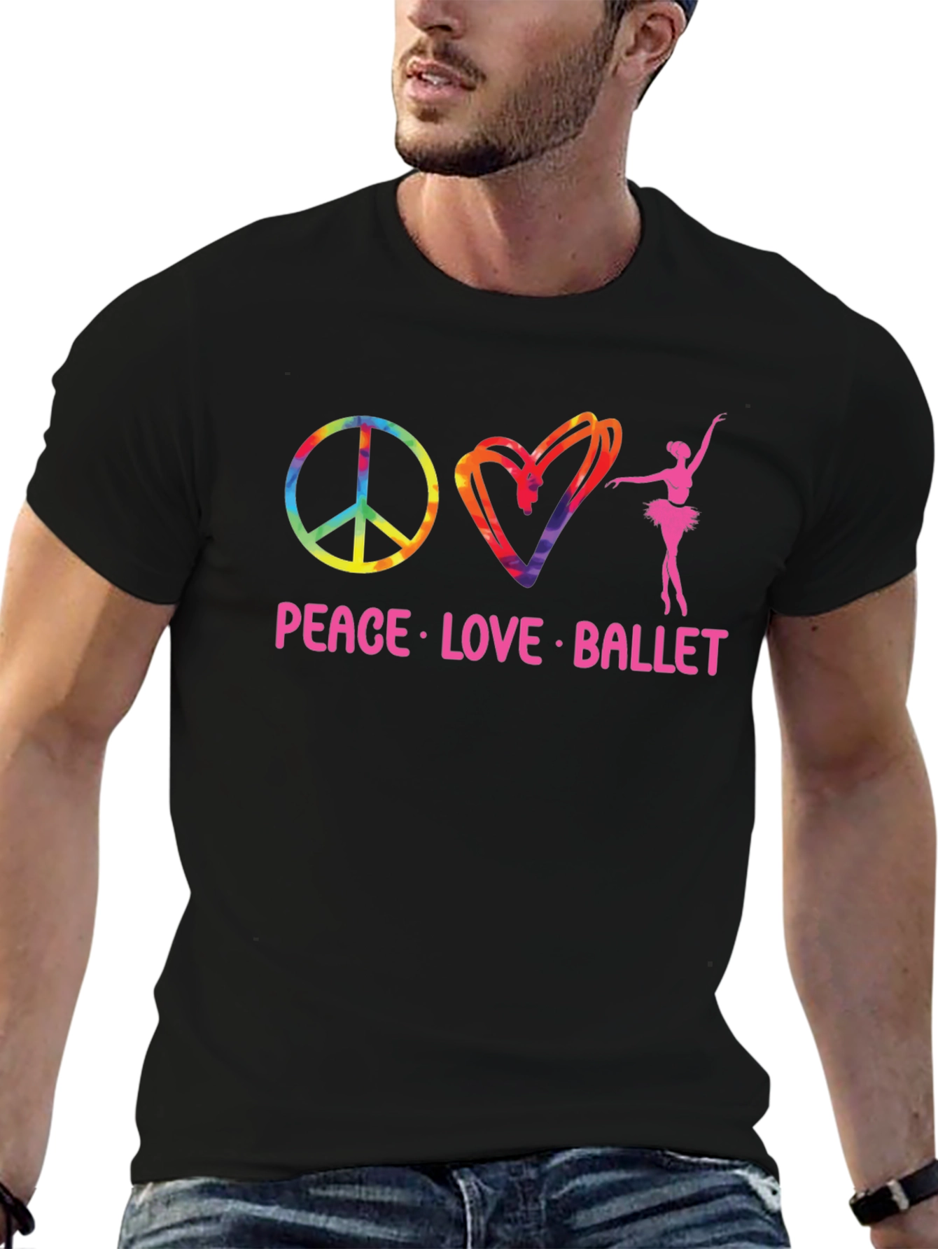 Peace Love Ballet T-Shirt - Soft Cotton Tee