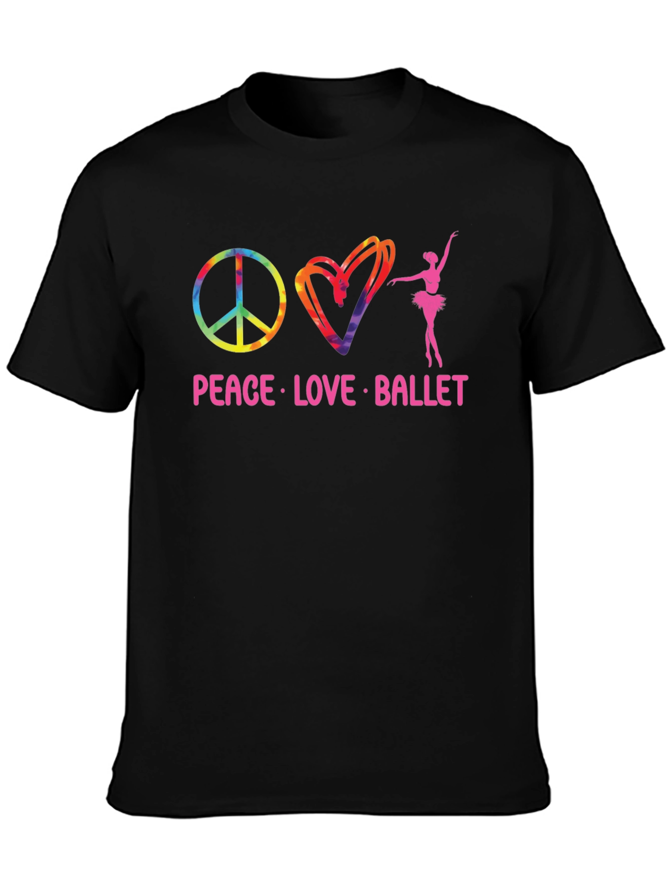 Peace Love Ballet T-Shirt - Soft Cotton Tee